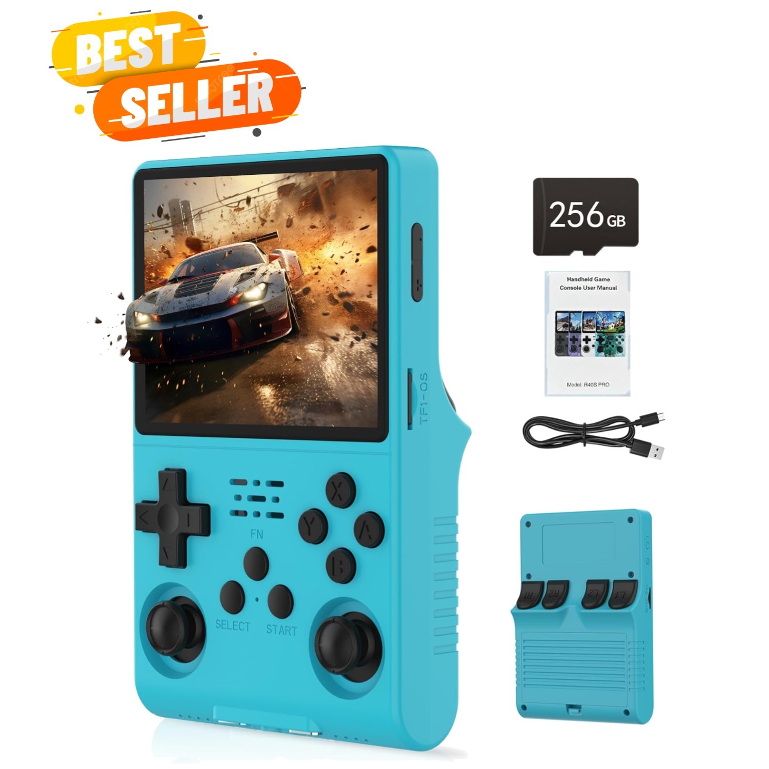 30000 in 1 Handheld Game Console, 3.5 inch IPS Screen Retro Game Console, 380…