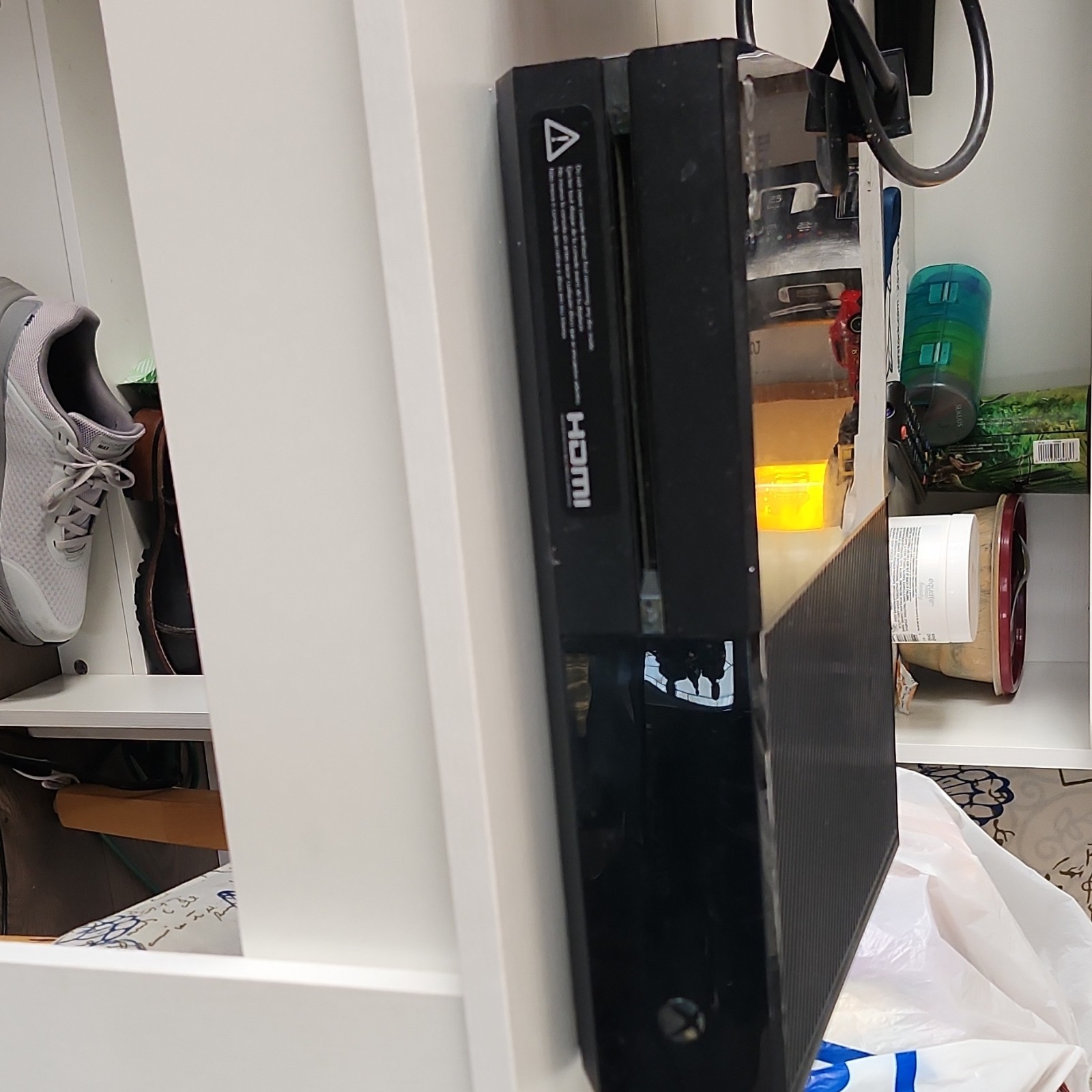 Microsoft Xbox One Black Console with Power Supply HDMI USB-A Ethernet Platform