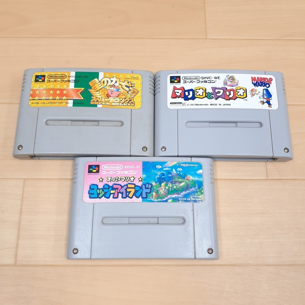 Nintendo Super Famicom Console bundle with 9 Games S. Mario SNES Japan SHVC-001