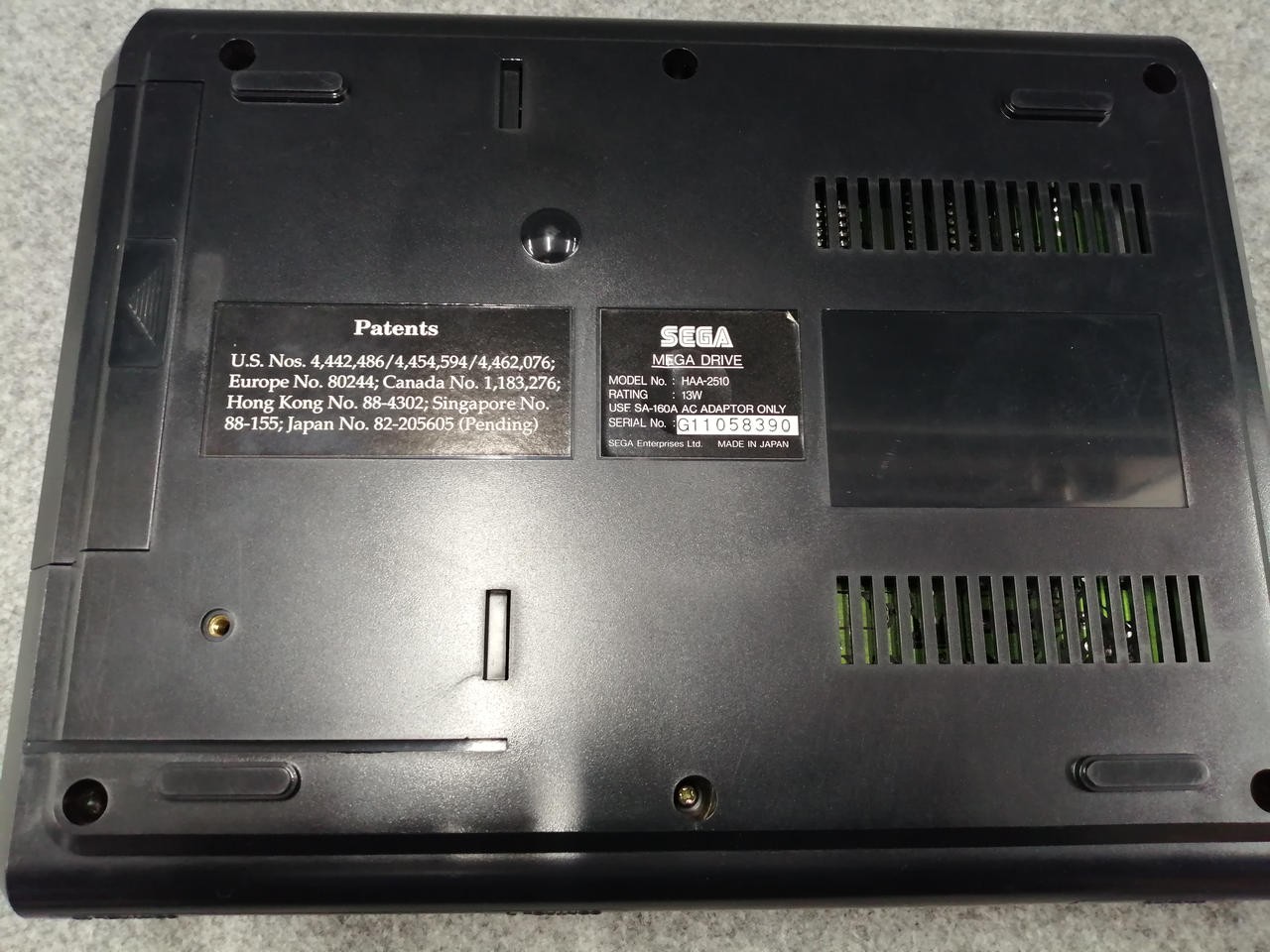 SEGA Mega Drive HAA-2510 Genesis Console NTSC-J Tested Working Japan Vintage