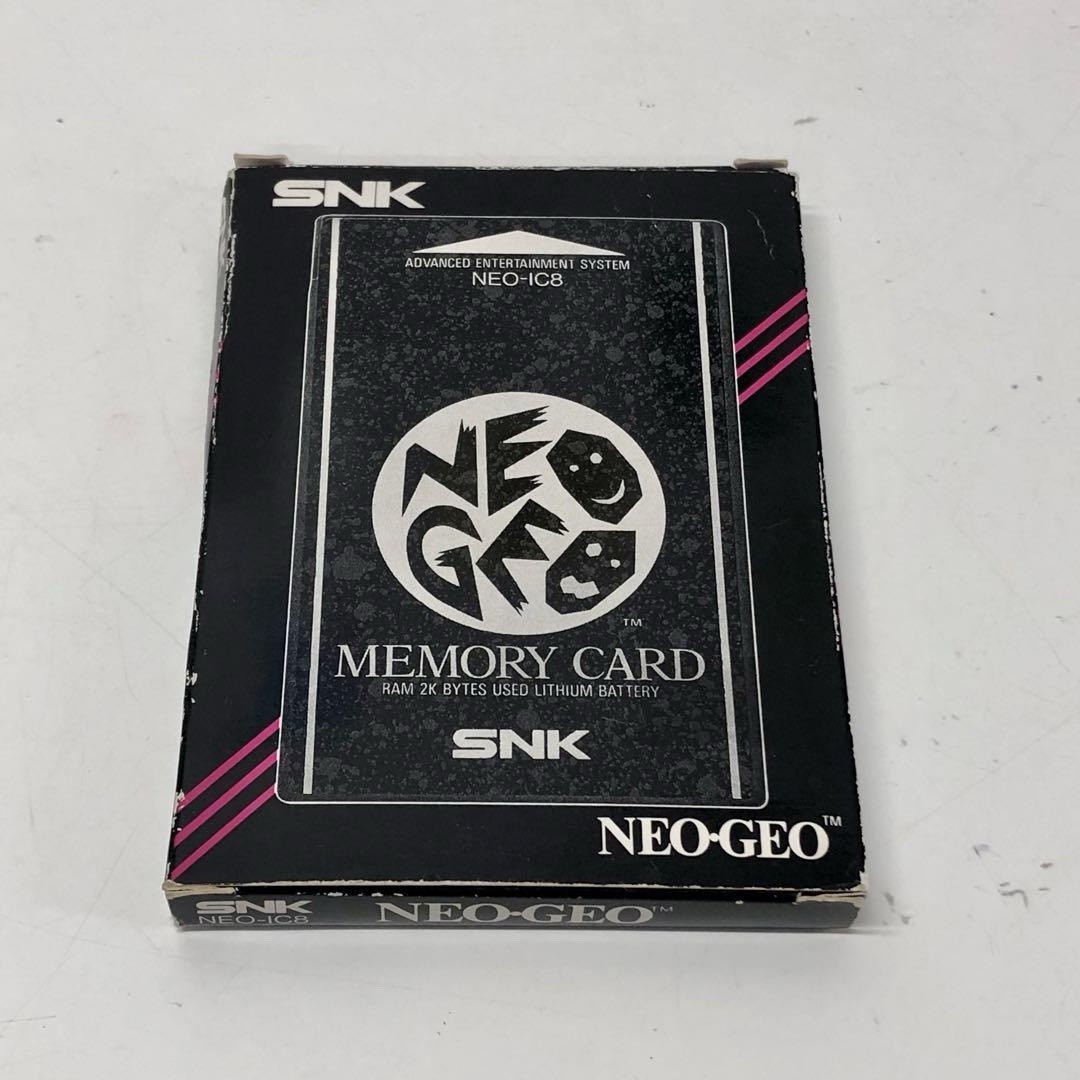 Neo Geo Memory Card by SNK Classic Console Japan COLLECTORS ITEM