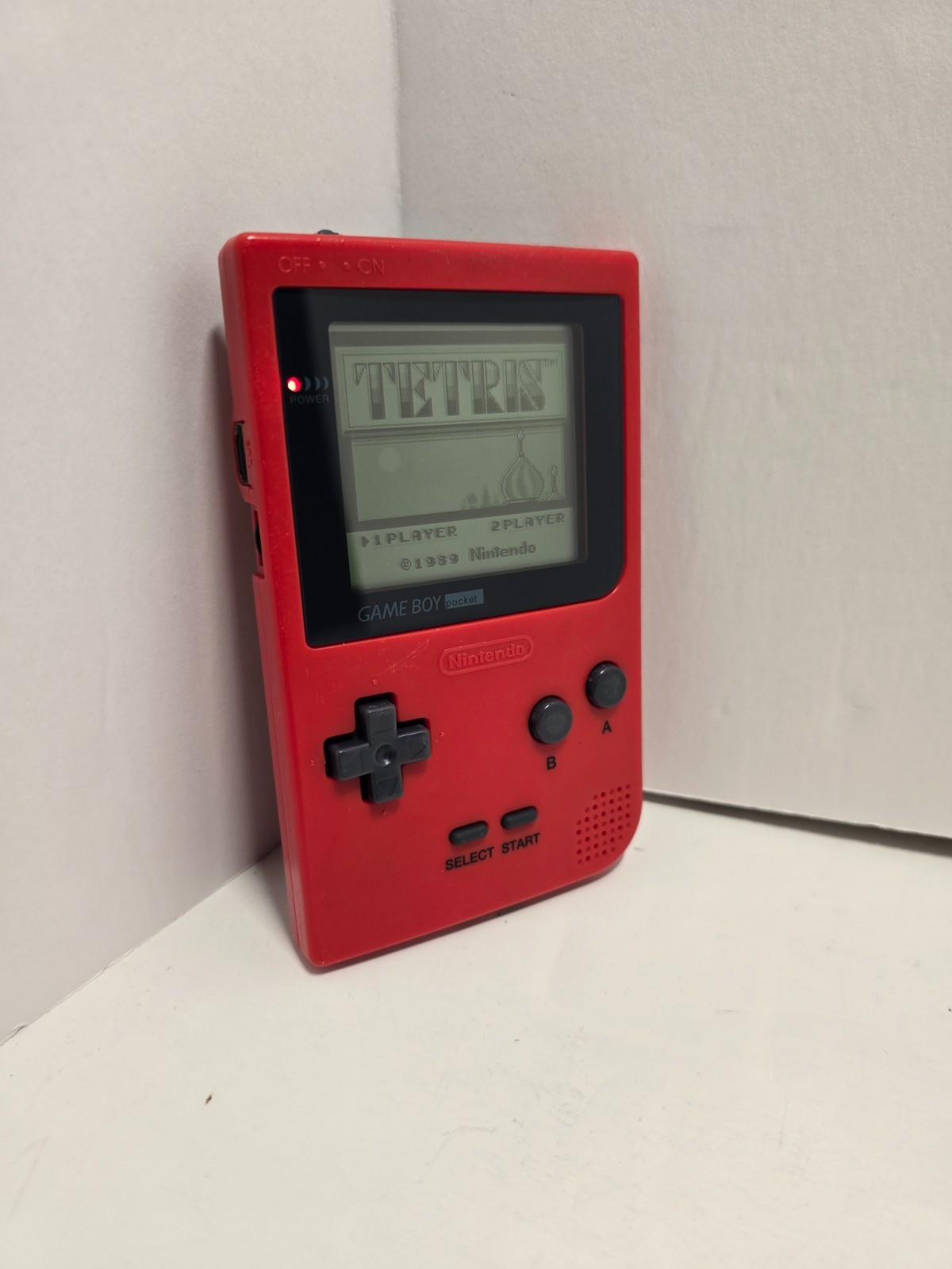 Nintendo Game Boy Pocket Red Handheld Console System MGB-001