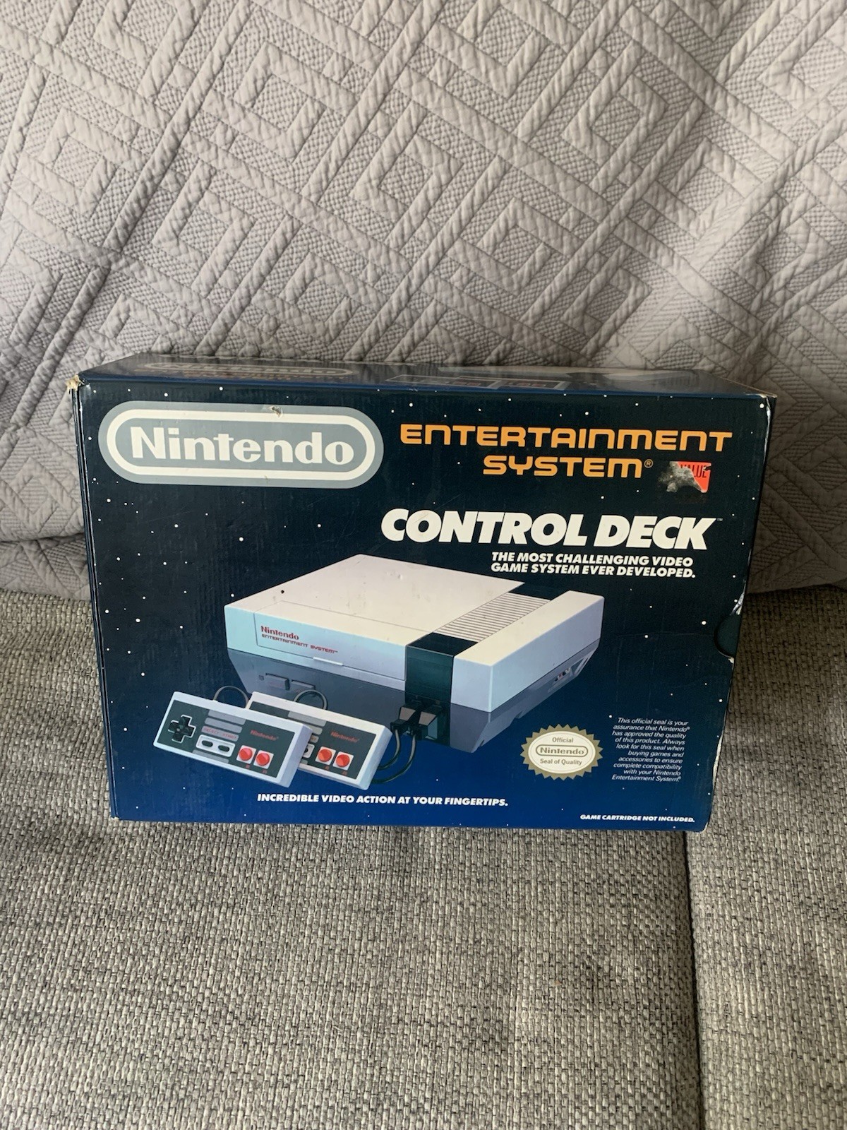 Nintendo Entertainment System NES Control Deck Console – Box And Styrofoam Only