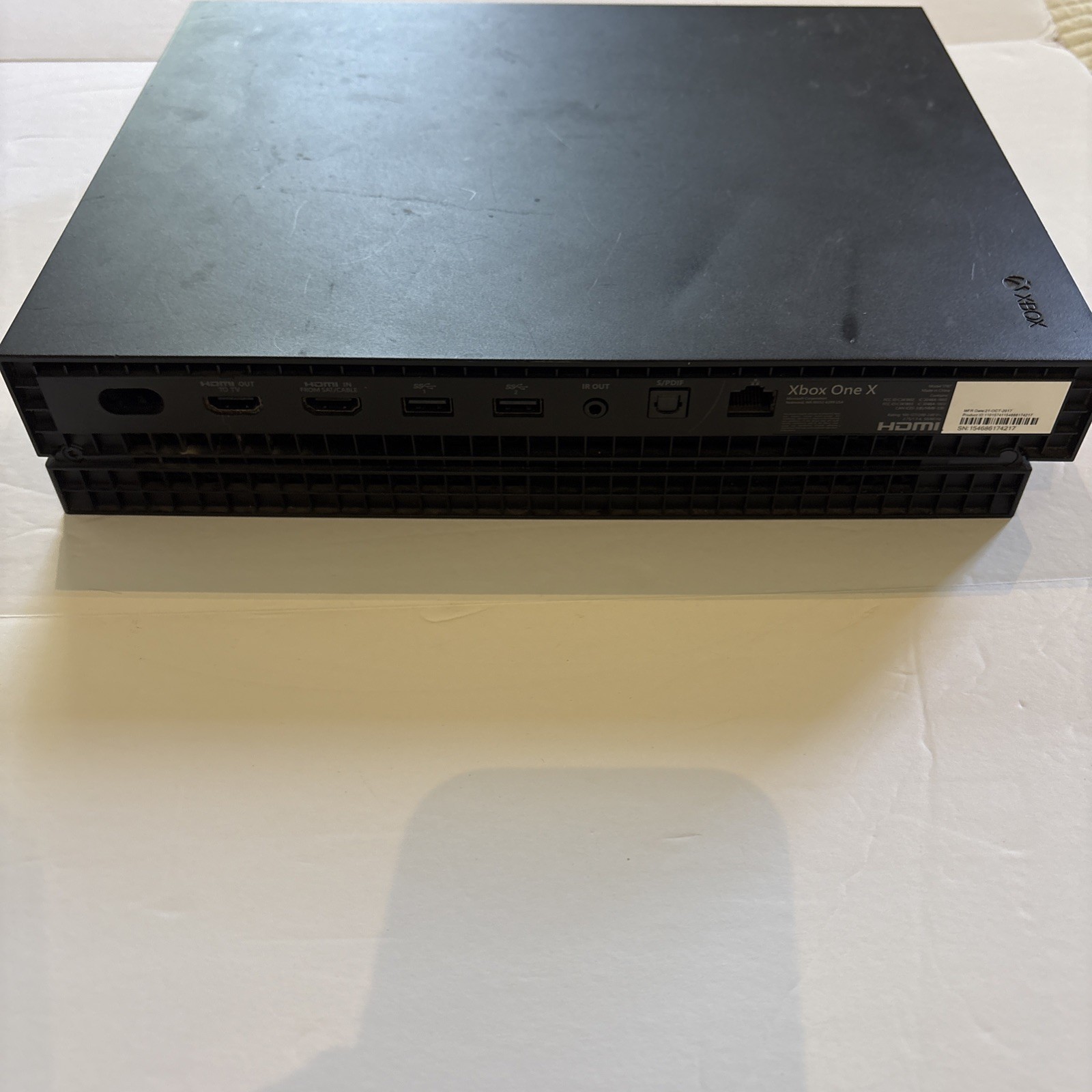 Microsoft Xbox One X 1TB Console (PARTS ONLY) Bad Disc Drive