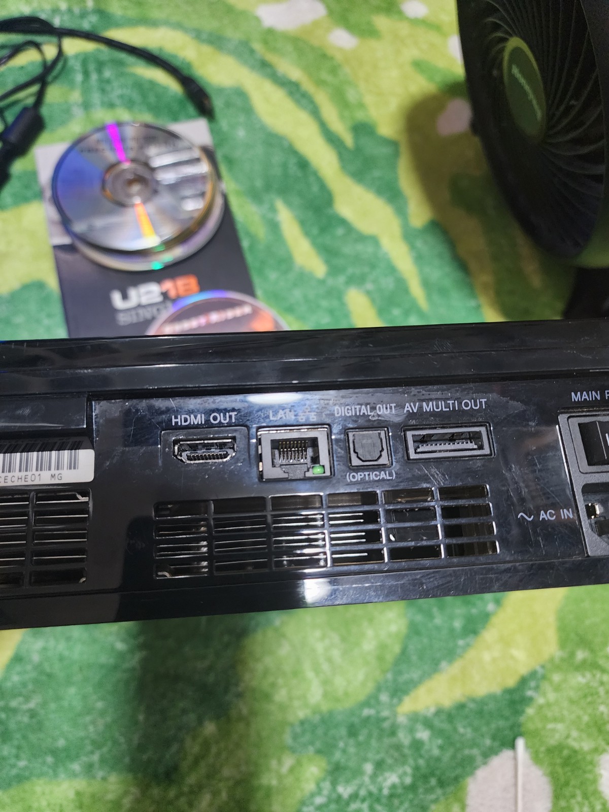 !!LOOK PlayStation 3 PS3 CECHE01 Backwards Compatible Console FOR PARTS NO VIDEO