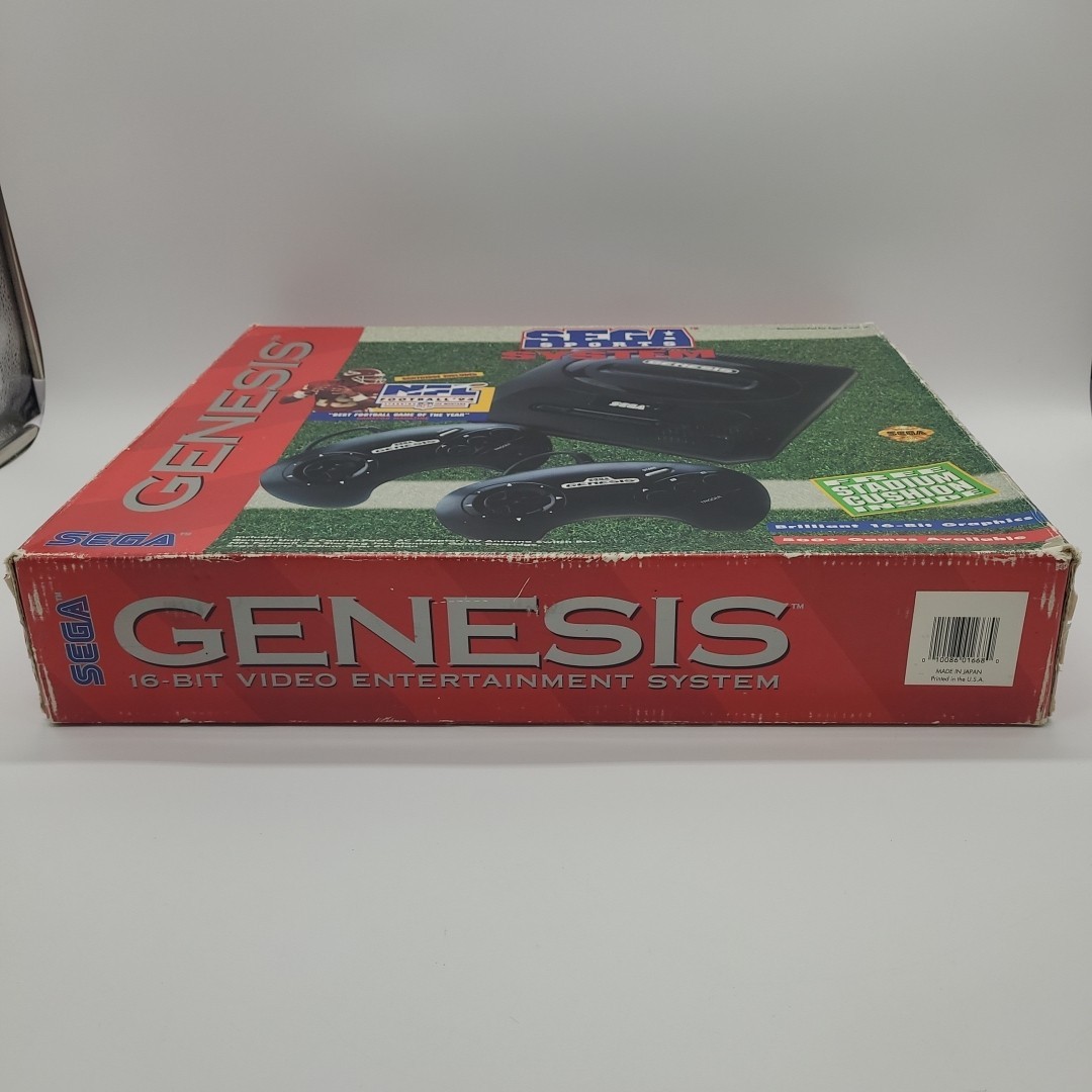 Sega Genesis Sega Sports System NFL Football 94 Console Complete Missing Cushion