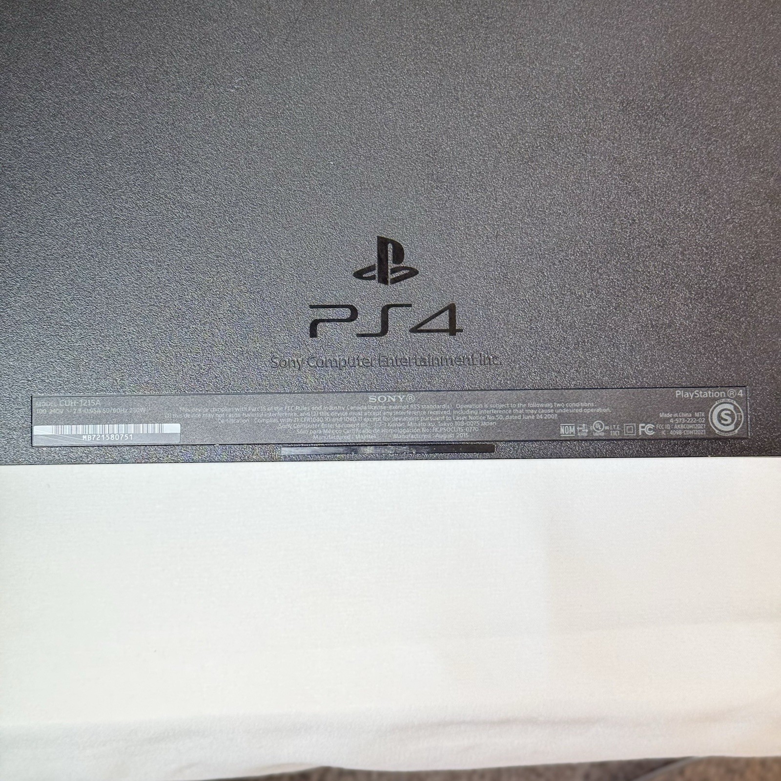 Sony PS4 Slim 500GB Console – 2 Controllers & All Cords Included – Tested
