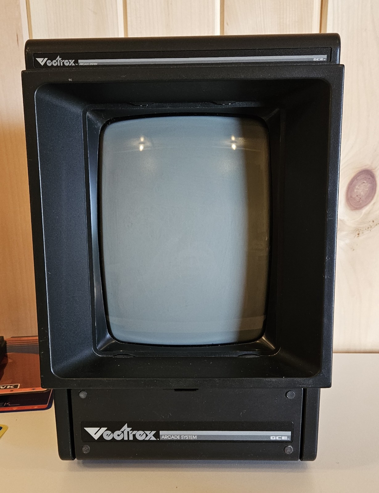 Vintage Vectrex Arcade System Video Game Console / 2 Controllers / 9 Games Lot