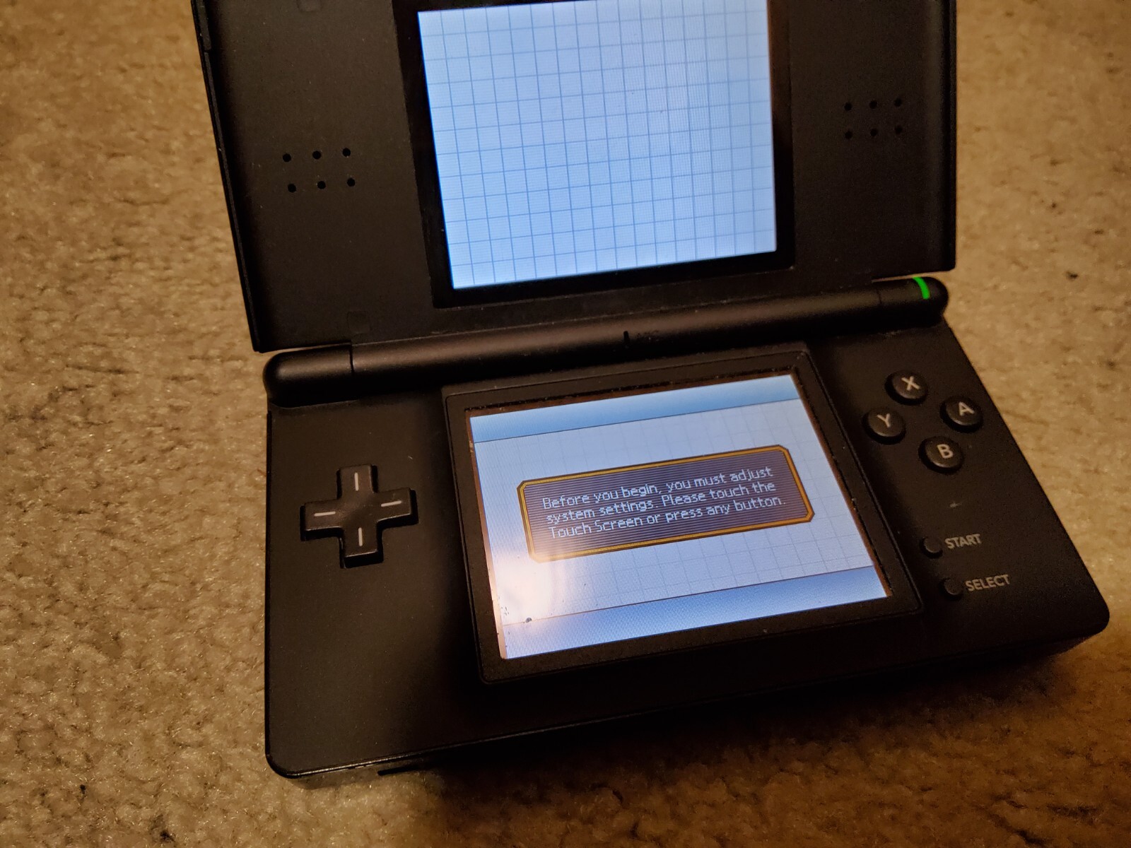 Nintendo DS Lite Black Bundle w/ Charger, Mario, G-Pak, Gamer Cases, 8 games
