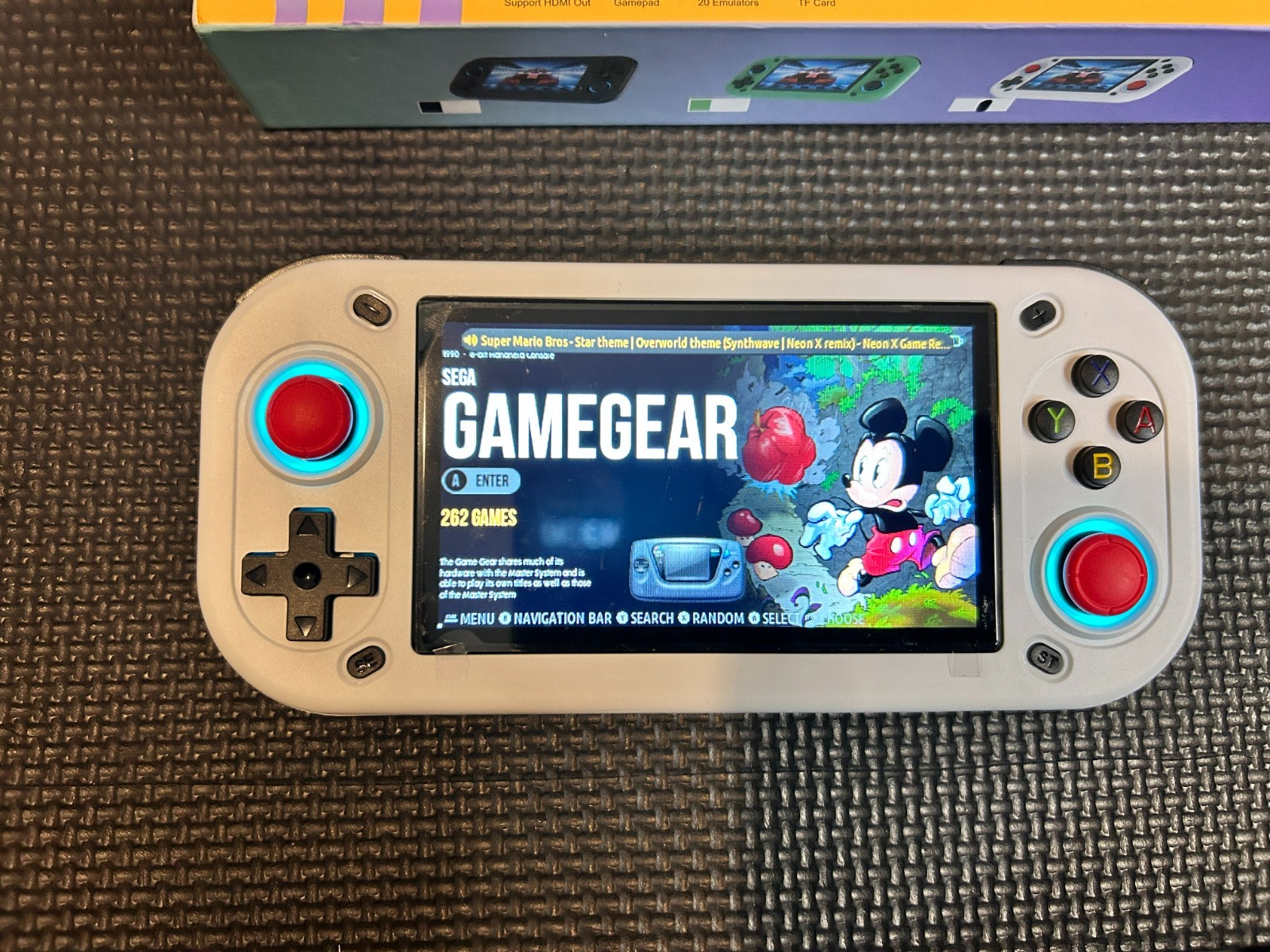 GAME CONSOLE R43S (WHITE) (64GB GAME CARD) FREE BLUETOOTH EARBUDS (GXRG)