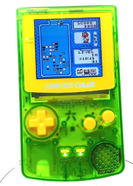 Nintendo Game Boy Color IPS Mod – Custom Translucent Green