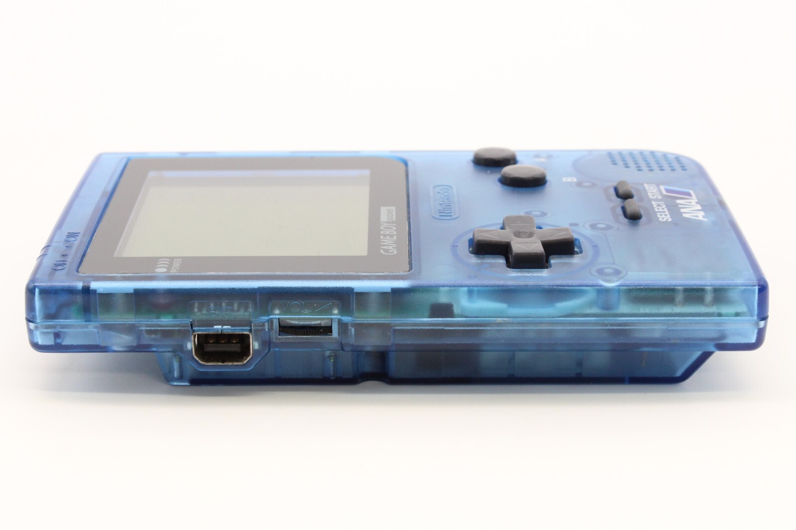 Nintendo Gameboy Pocket Console ANA Clear Blue Limited GBP Japan Tested 80