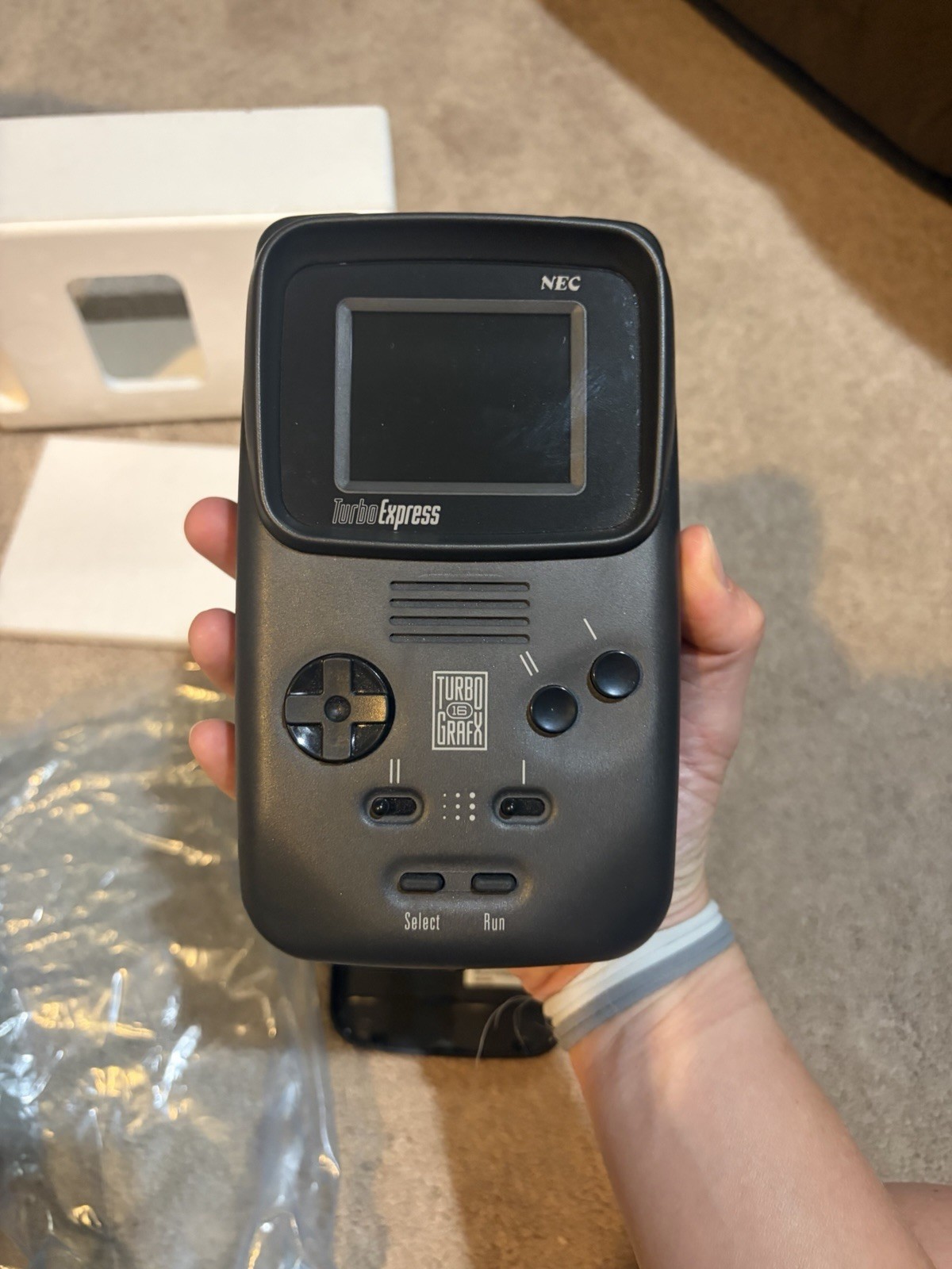 NEC Turbo Express Handheld Console In Box Tested/Works Turbografx 16 Grafx MINT