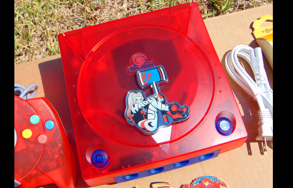 💙 SEGA Dreamcast HKT 3020 Home Console 🌟 red edition 💙 ✨ ❤️✨ ❤️ red leds