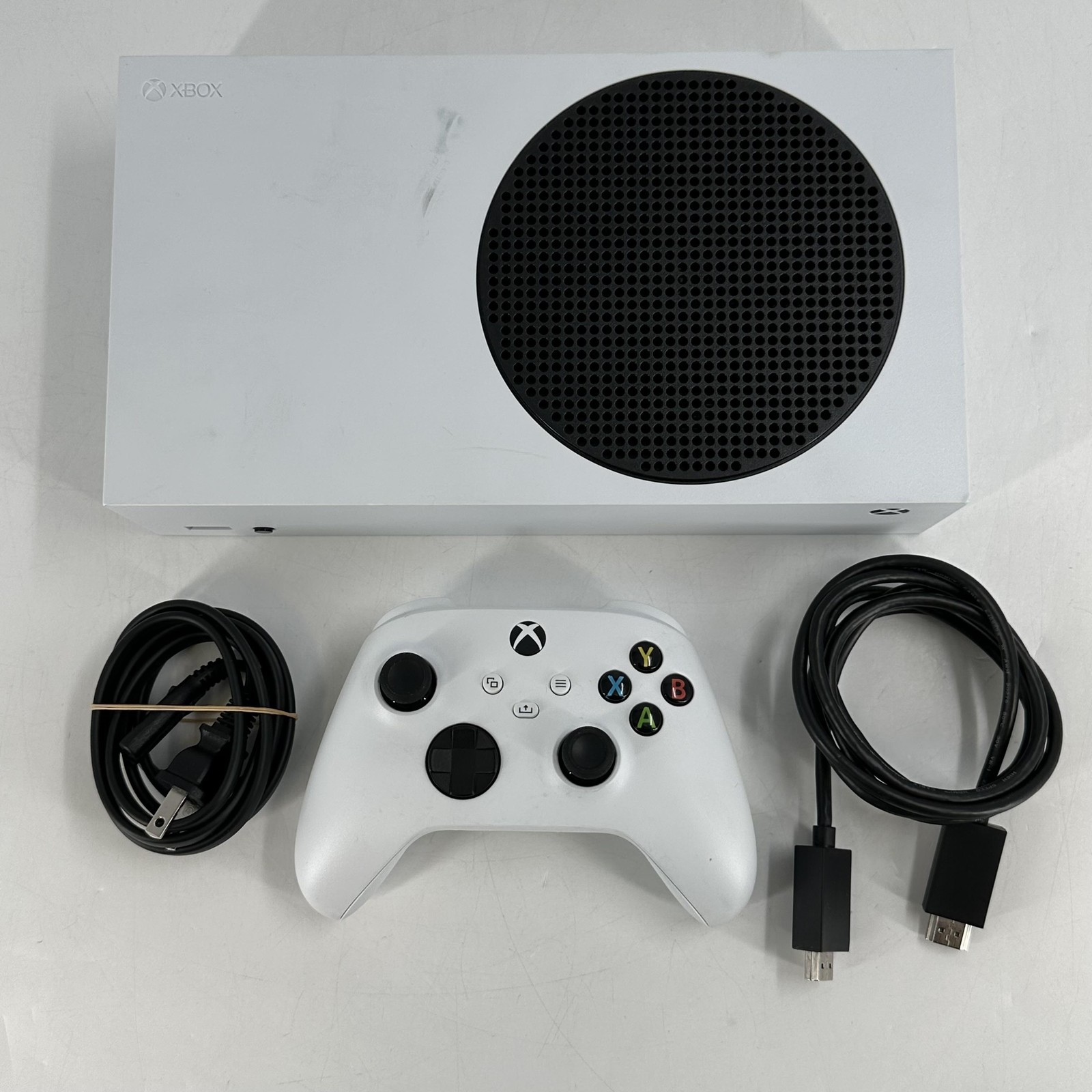 Microsoft Xbox Series S Console White 512GB w/ Controller/HDMI Cable – Good