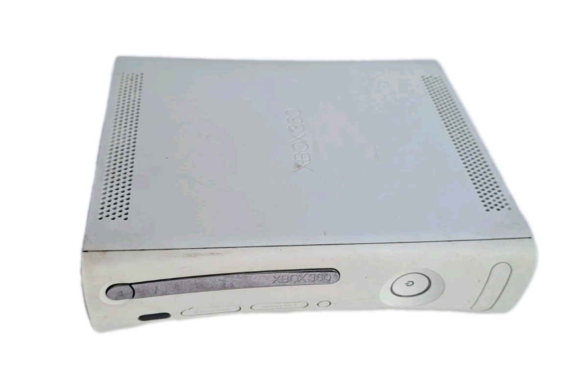 Microsoft Xbox 360 Console – White – Parts Or Repair