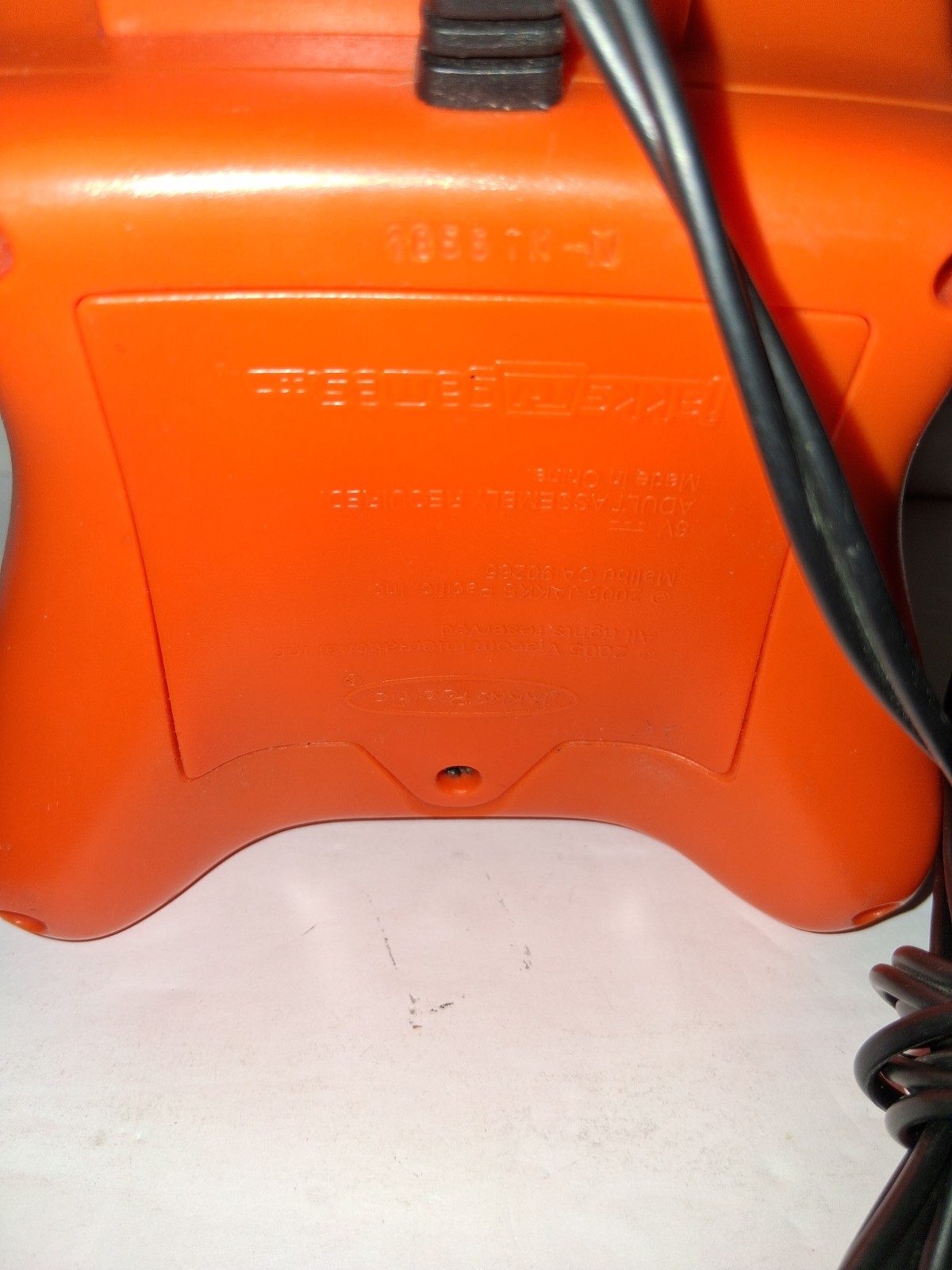 Jakks Pacific Nicktoons Plug & Play TV Games Controller Orange Slime 2004 WORKS