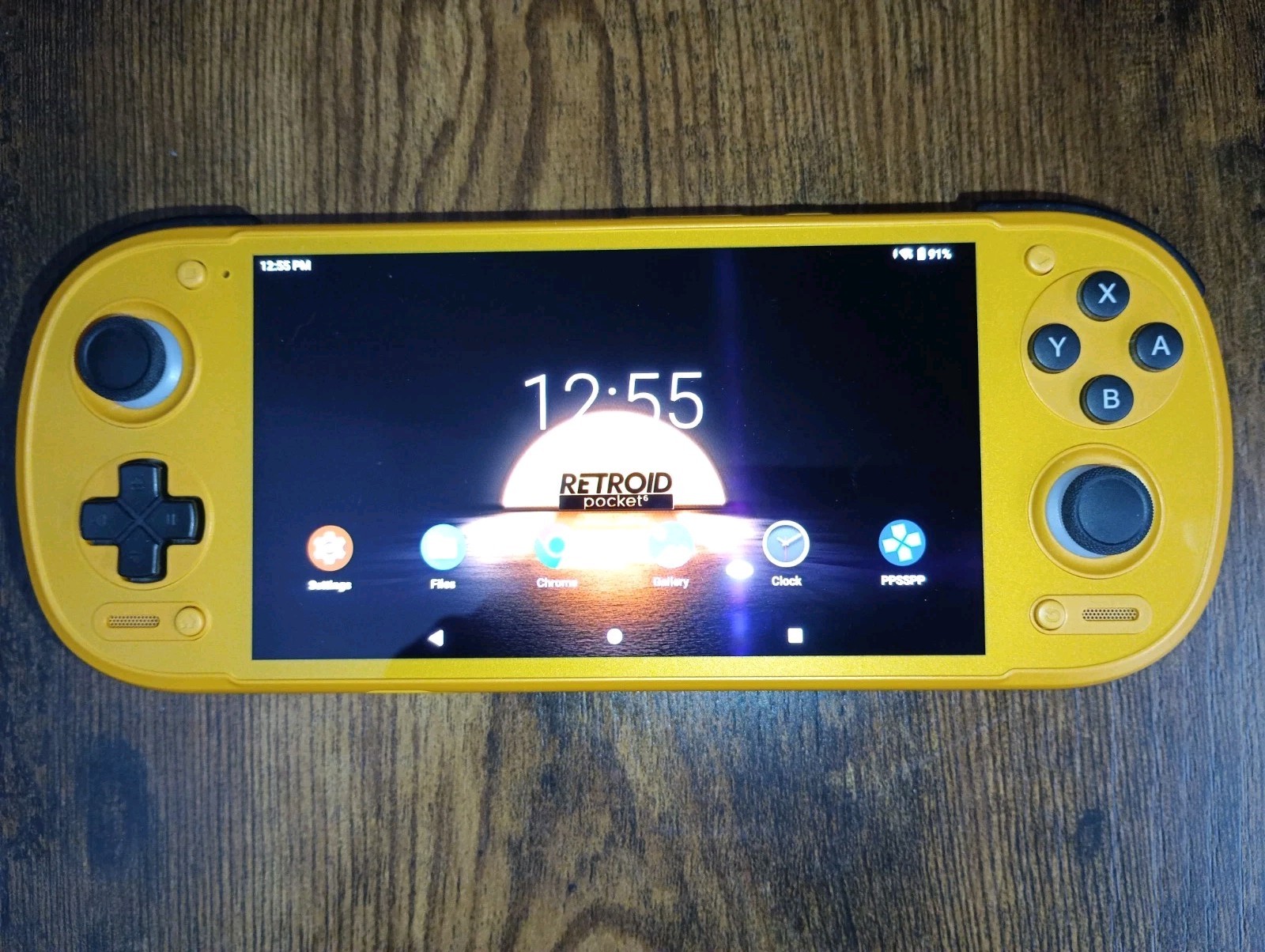 Retroid Pocket 6-Orange-Stick Top-12GB RAM/256 GB Internal w/ 128 GB Micro SD XC
