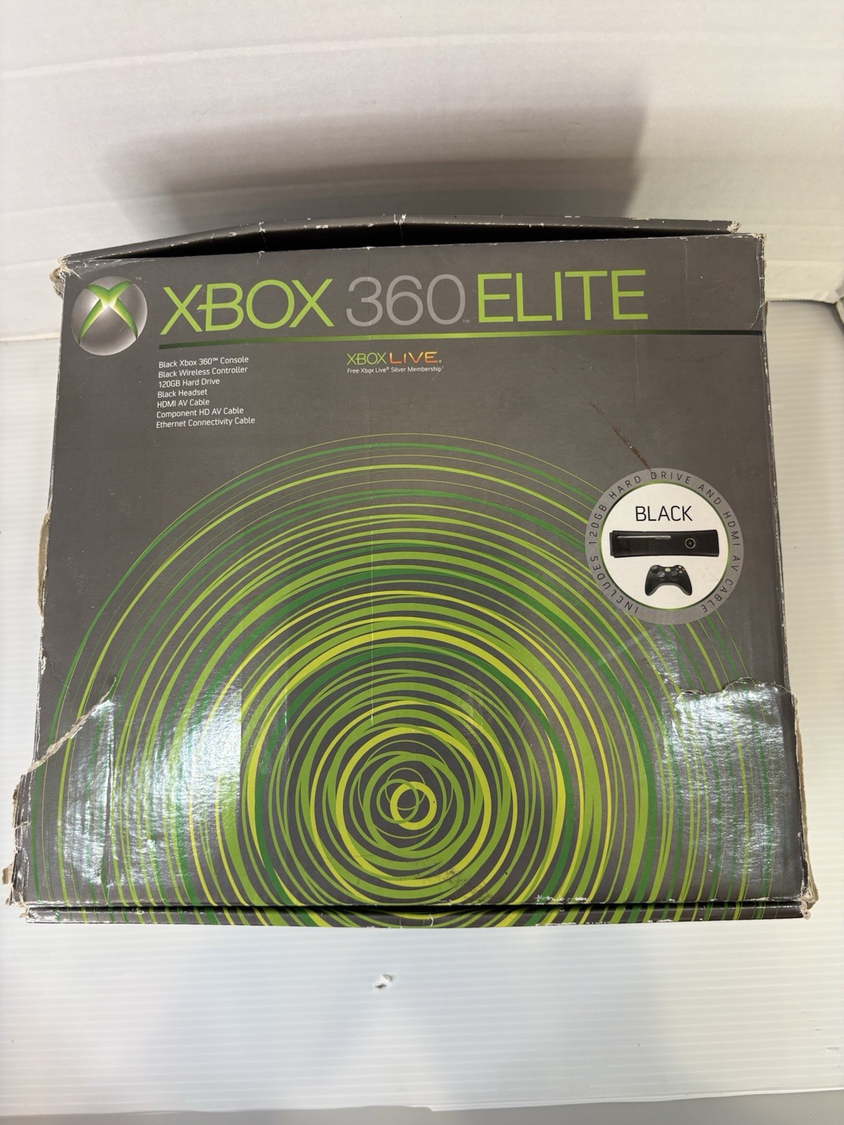 Microsoft Xbox 360 ELITE Core Model Complete Video Game Console System 120GB