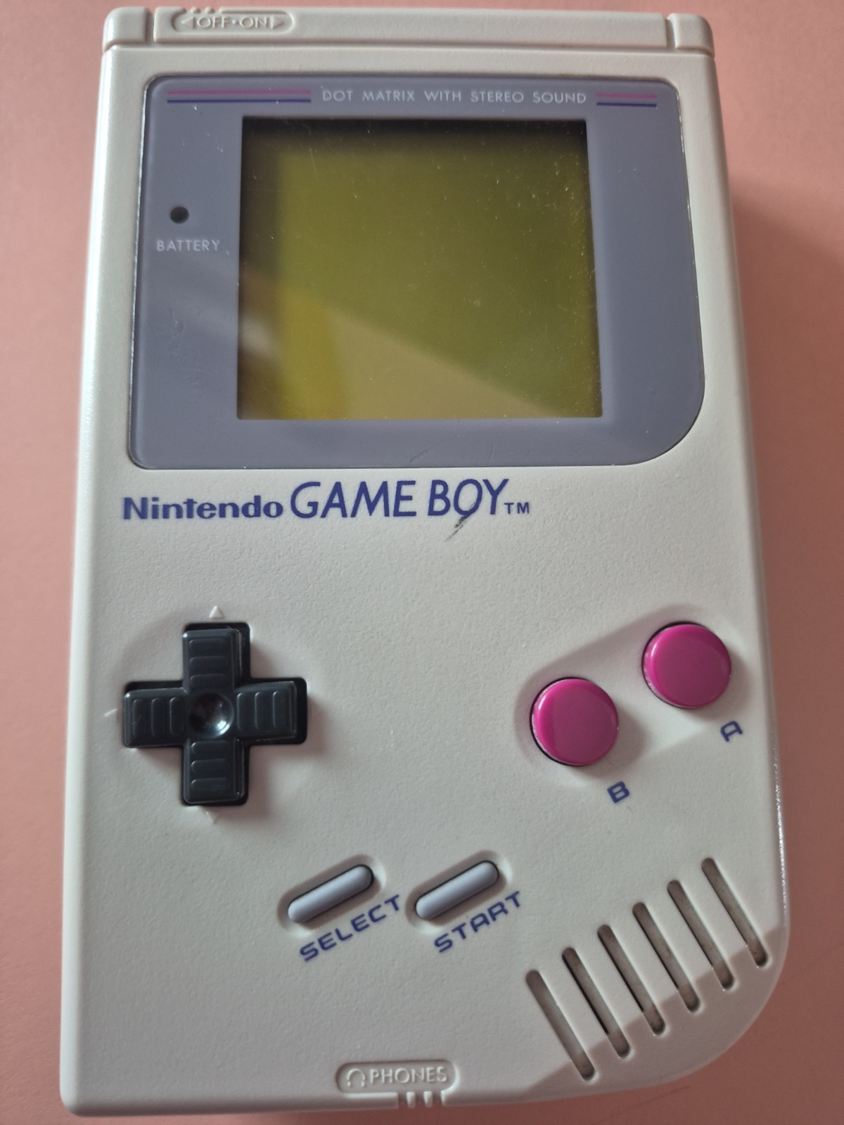 Original Nintendo Gameboy Console DMG-01 Plus 3 Games tested Please Read
