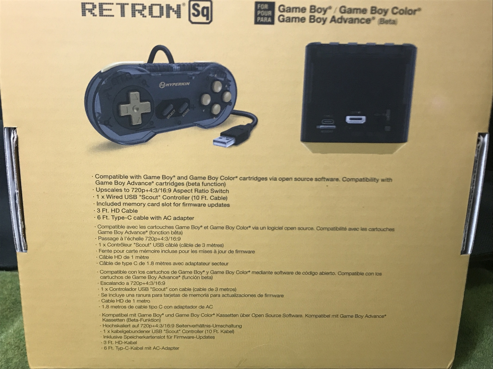Hyperkin RetroN Sq: HD Gaming Console for Game Boy/Color/ Game Boy Advance