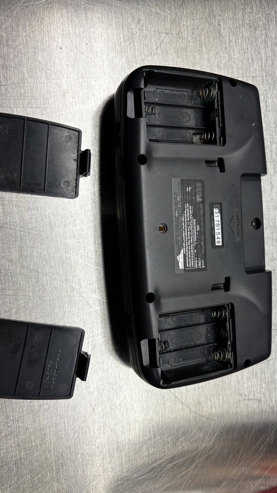 Sega Game Gear Handheld Console for parts or repair