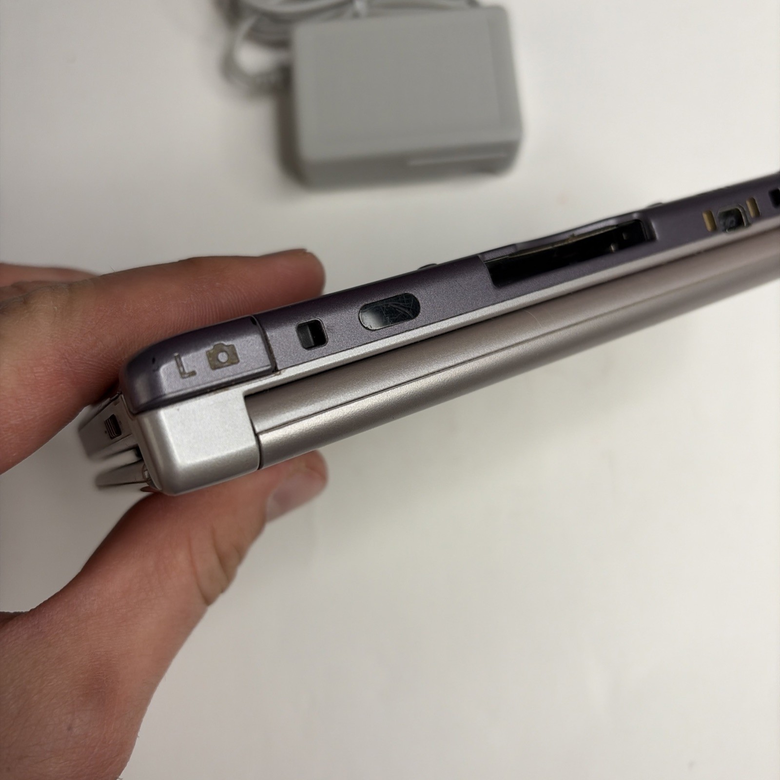 Nintendo 3DS XL Retro Silver Edition NES Controller W Charger Stylus US Model
