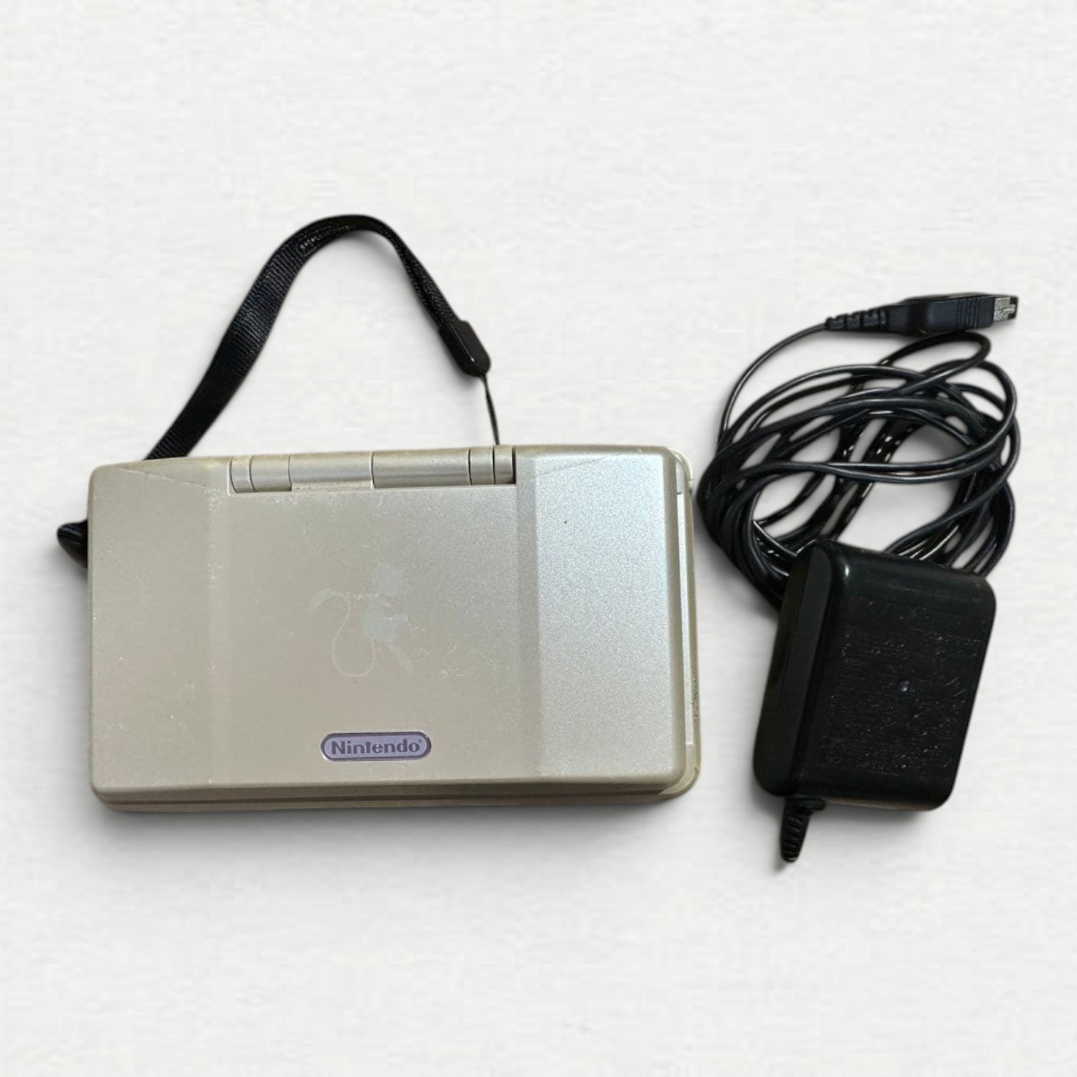 Nintendo DS Mew Limited Edition Pokemon Center Console Handheld System Silver