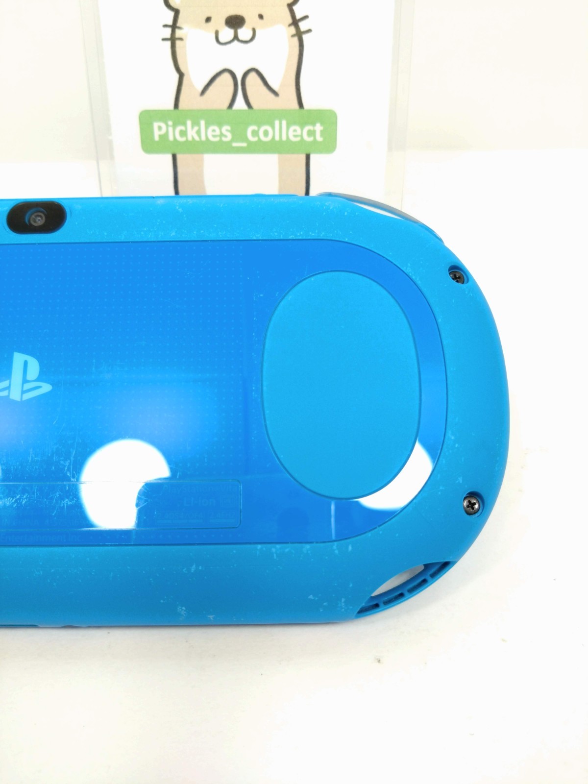Sony PS Vita Aqua Blue PCH-2000 ZA23 w/16GB USB Wi-Fi PSV Slim Tested 0605G