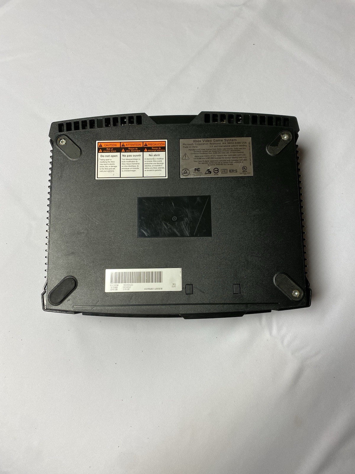 Microsoft Xbox Original Console, condition unknown!PARTS ONLY ￼