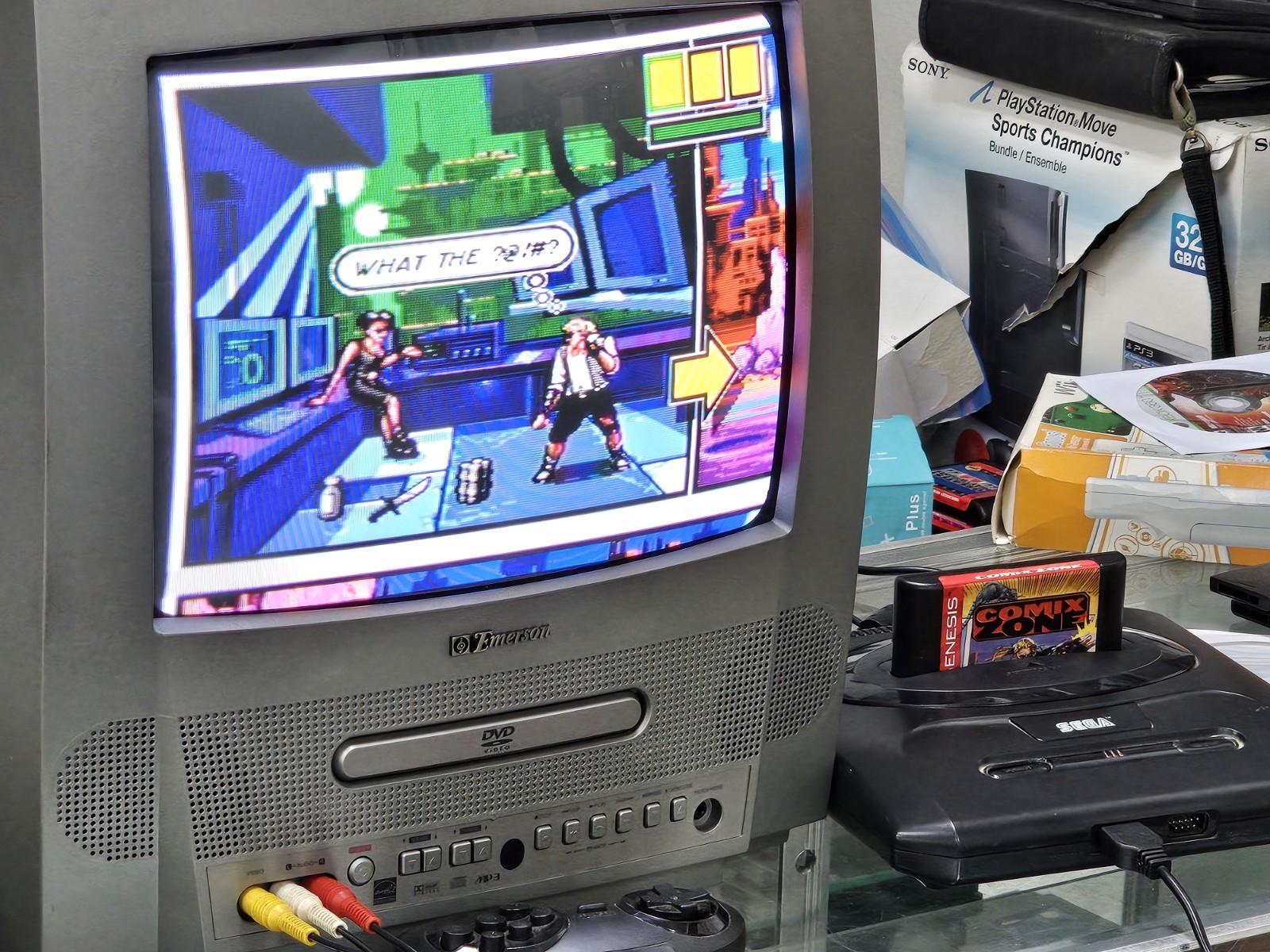SEGA Genesis II 16-bit MK-1631 Console, Tested, With Cable and Controller