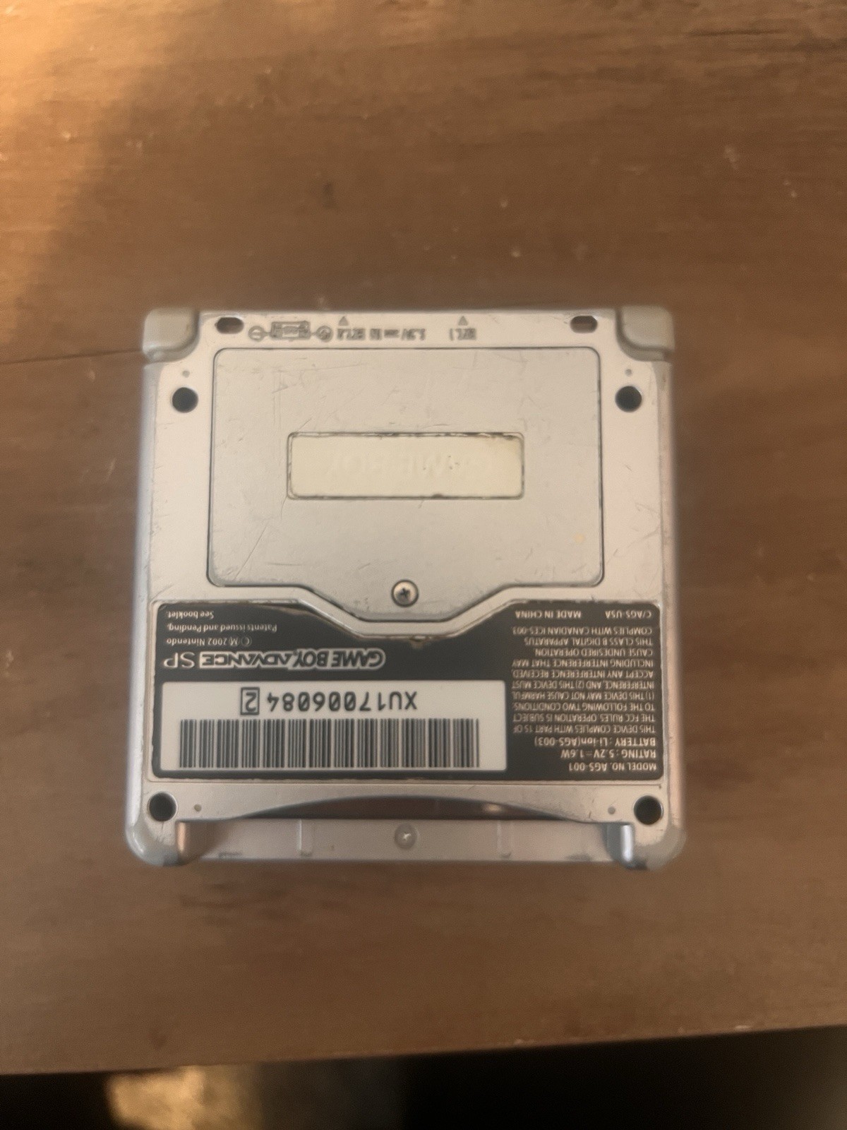 Nintendo Game Boy Advance SP Handheld System – Silver