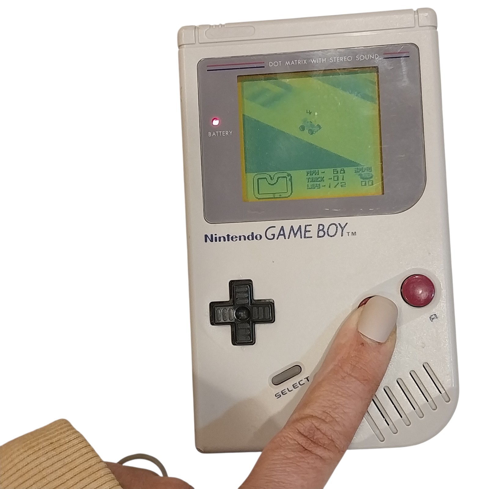 Nintendo Game Boy 1989 #DMG-01 Handheld Console System Tested Working W/ Game