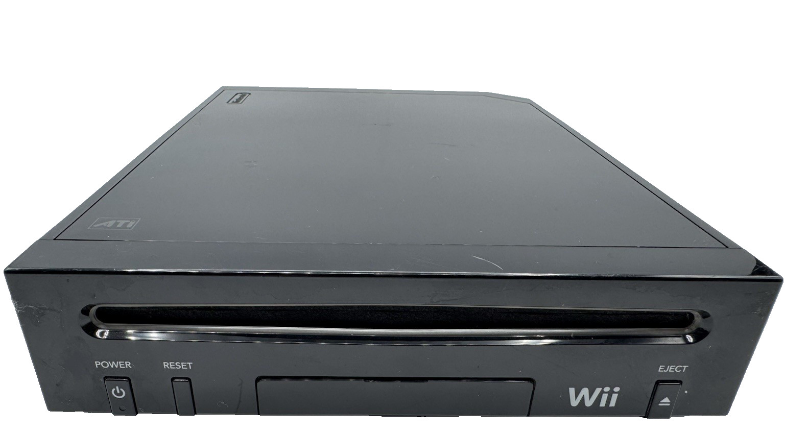 Nintendo Wii Black Console Only RVL-101 See Photos