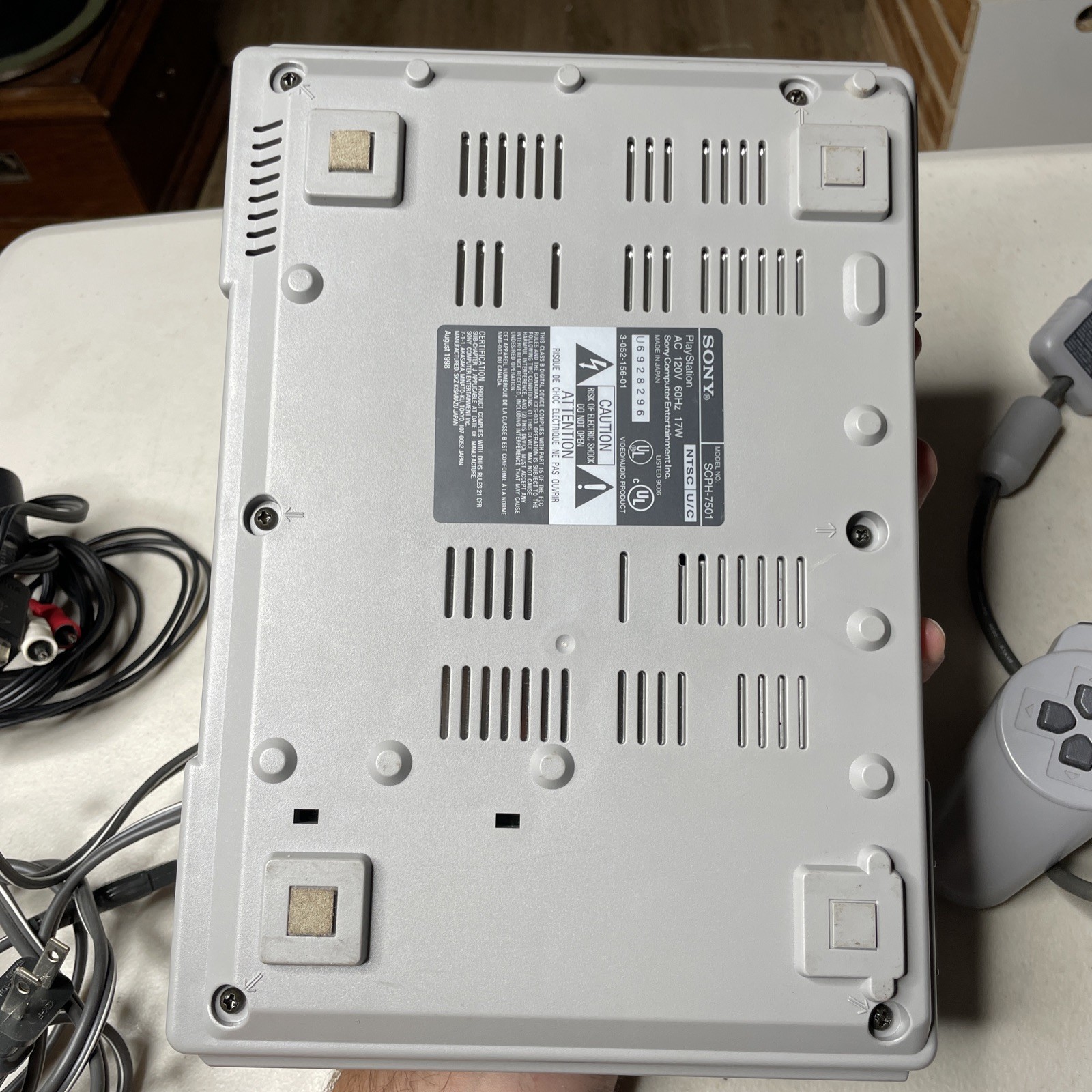 Sony Playstation 1 PS1 Console System Controller OEM Bundle – Tested and Works