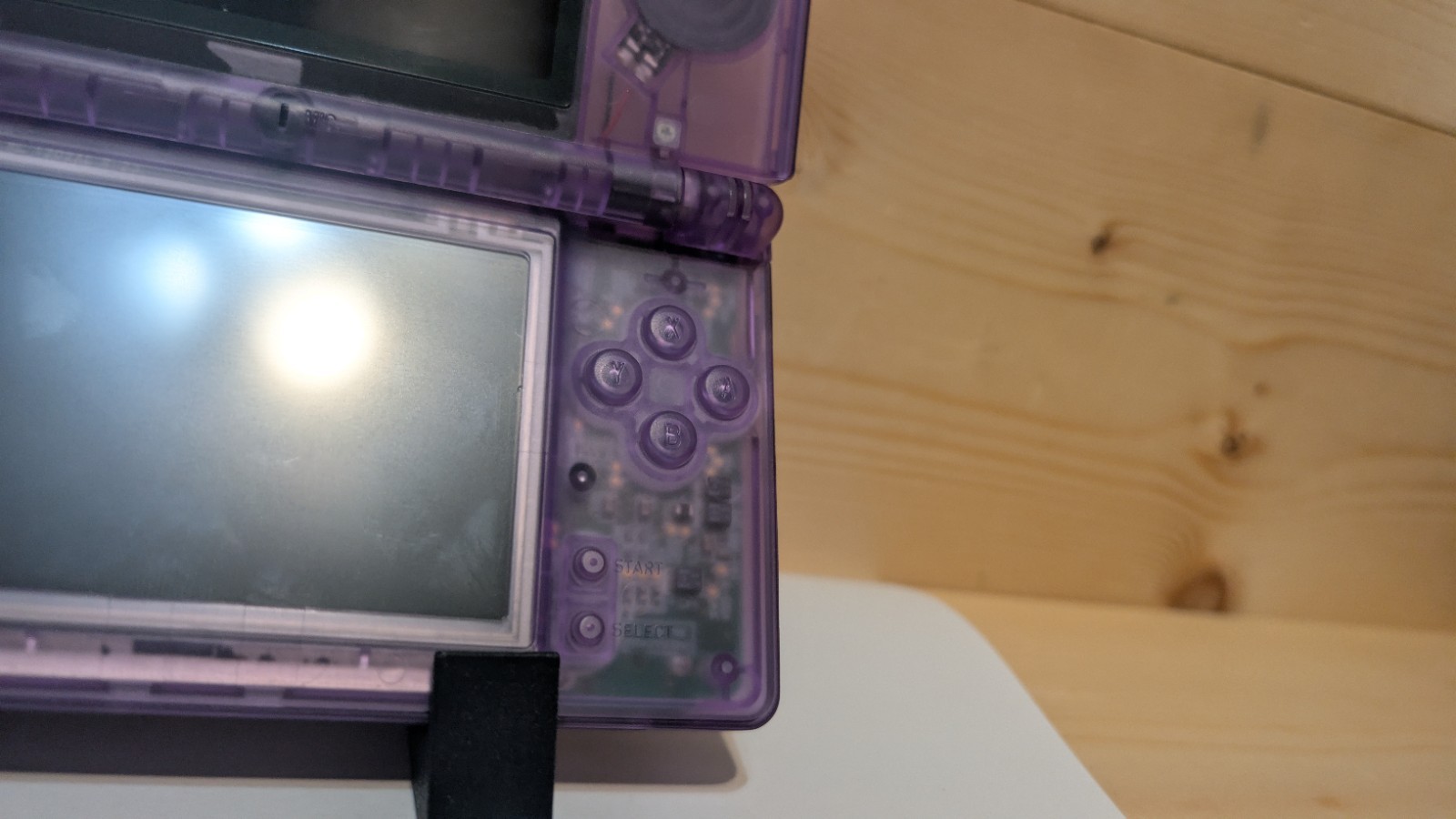 Nintendo DS Lite Atomic Purple Handheld USG-001 W/Charger *Tested* eXtreamRate