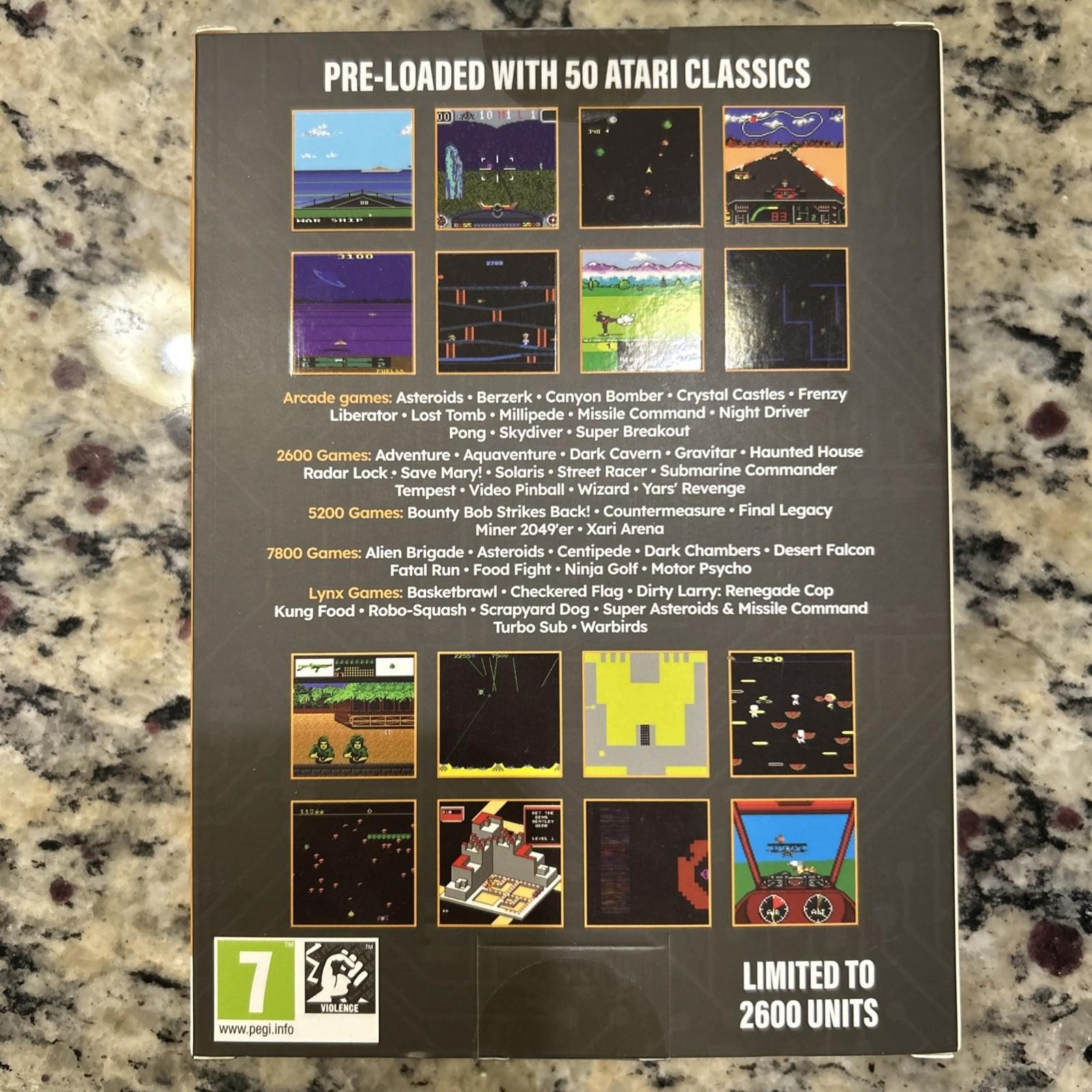 Hyper Mega Tech Limited Edition Atari Super Pocket (Evercade) New Sealed!