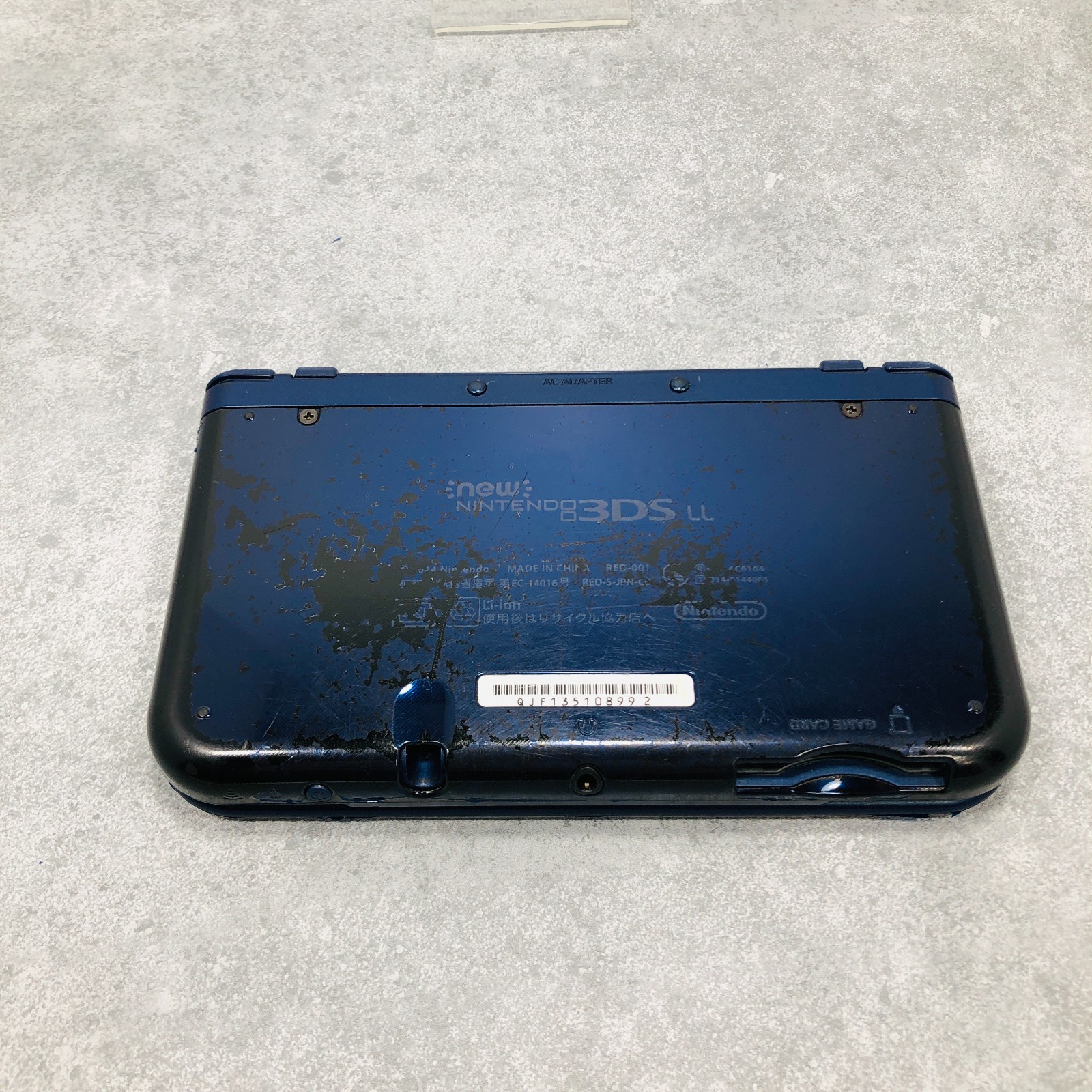 [EX+1] New Nintendo 3DS LL XL Metallic Blue console NTSC-J RED-001 26-05-118