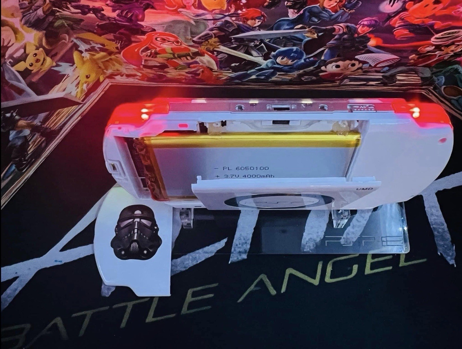 psp 3000 “StarWars Edition” 4000mAh and 128gb Storage