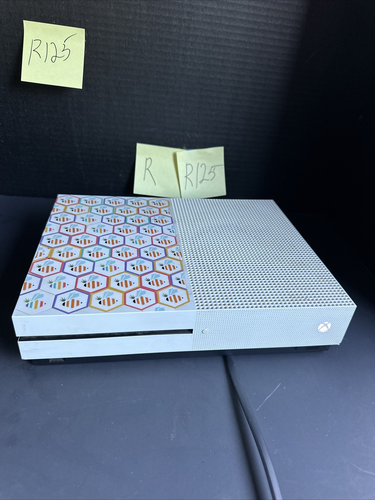 Microsoft Xbox One S Console Model 1681 White Tested Working No Controller #R125
