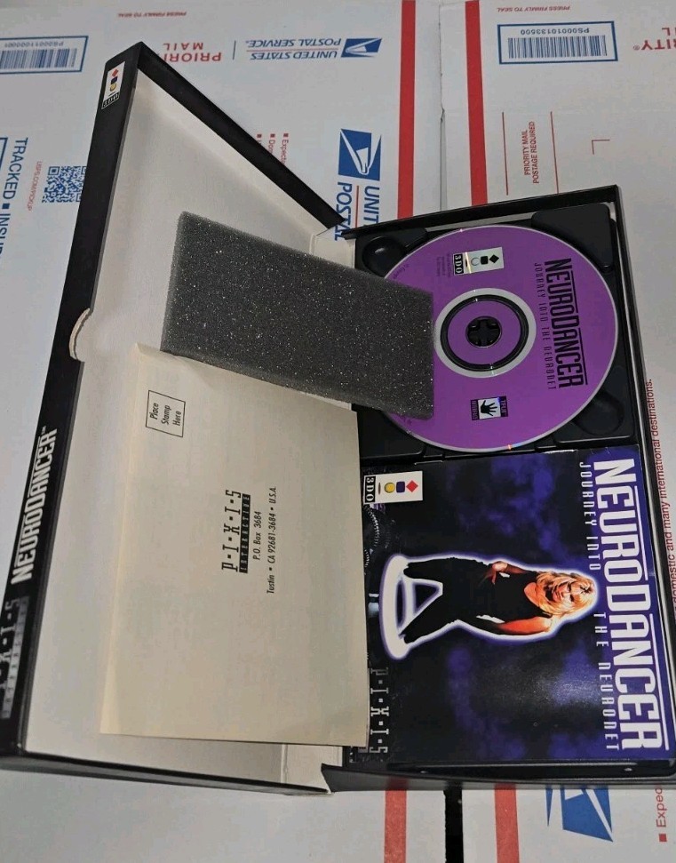 2 Rare 3DO Games NEURODANCER + PLUMBERS DON’T WEAR TIES! Mint Discs