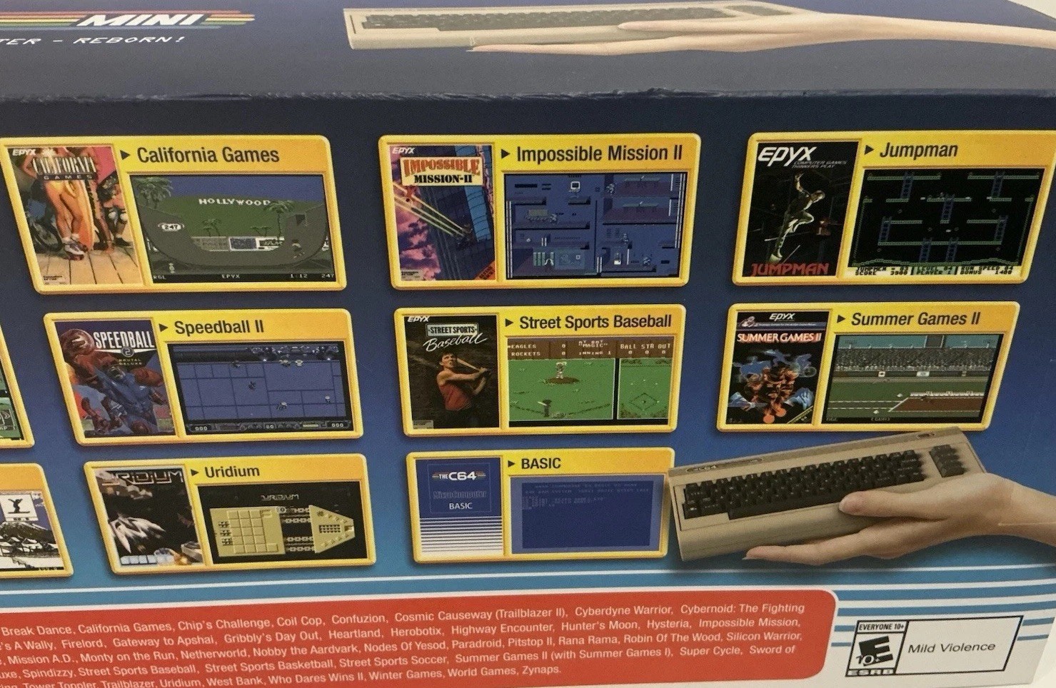 THE C64 MINI COMMODORE 64 BOXED HDMI CONSOLE BRAND NEW FACTORY SEALED