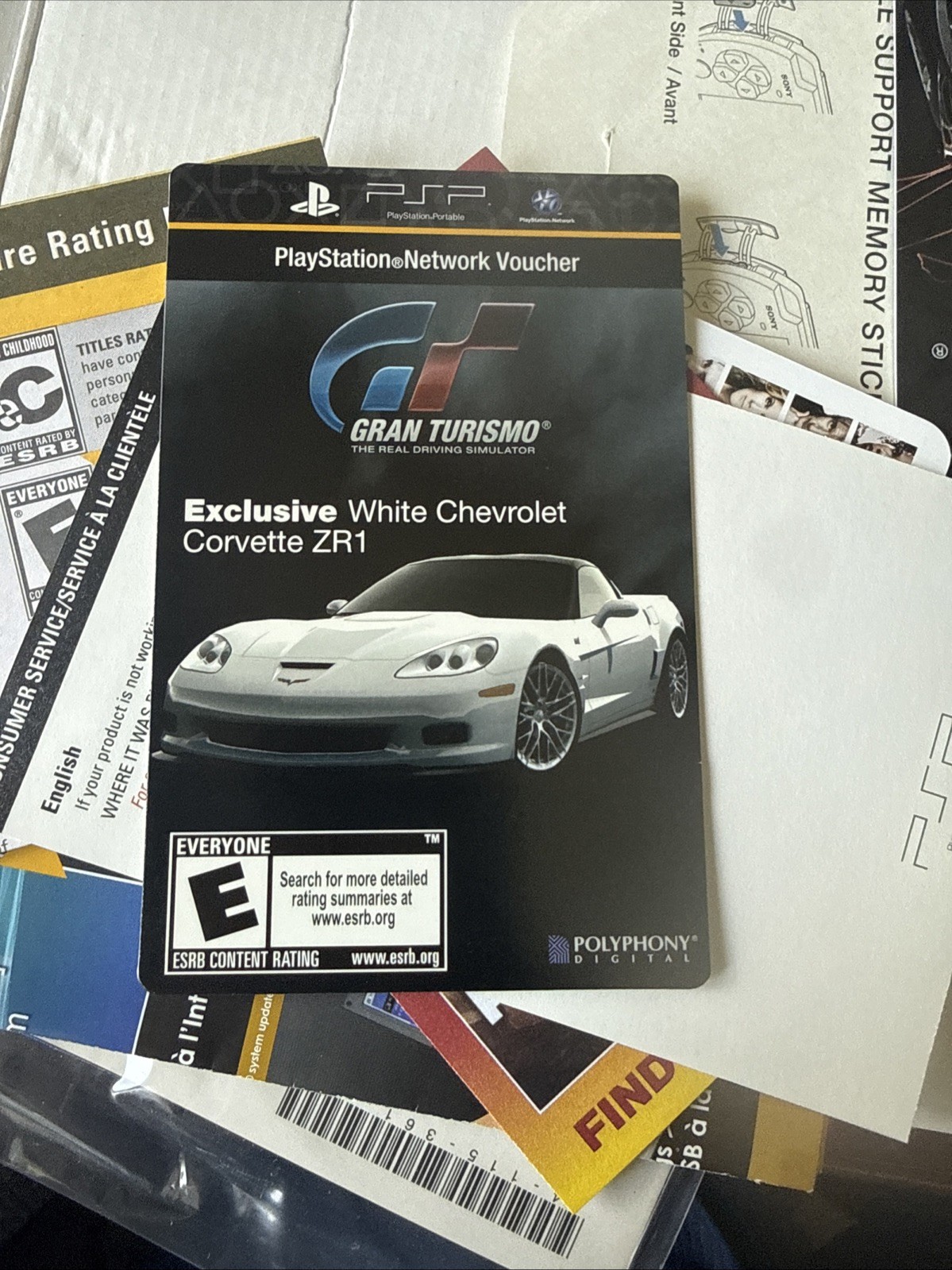 PSP Limited Edition Gran Turismo Console Test & Working 2GB Memory + AC Charger