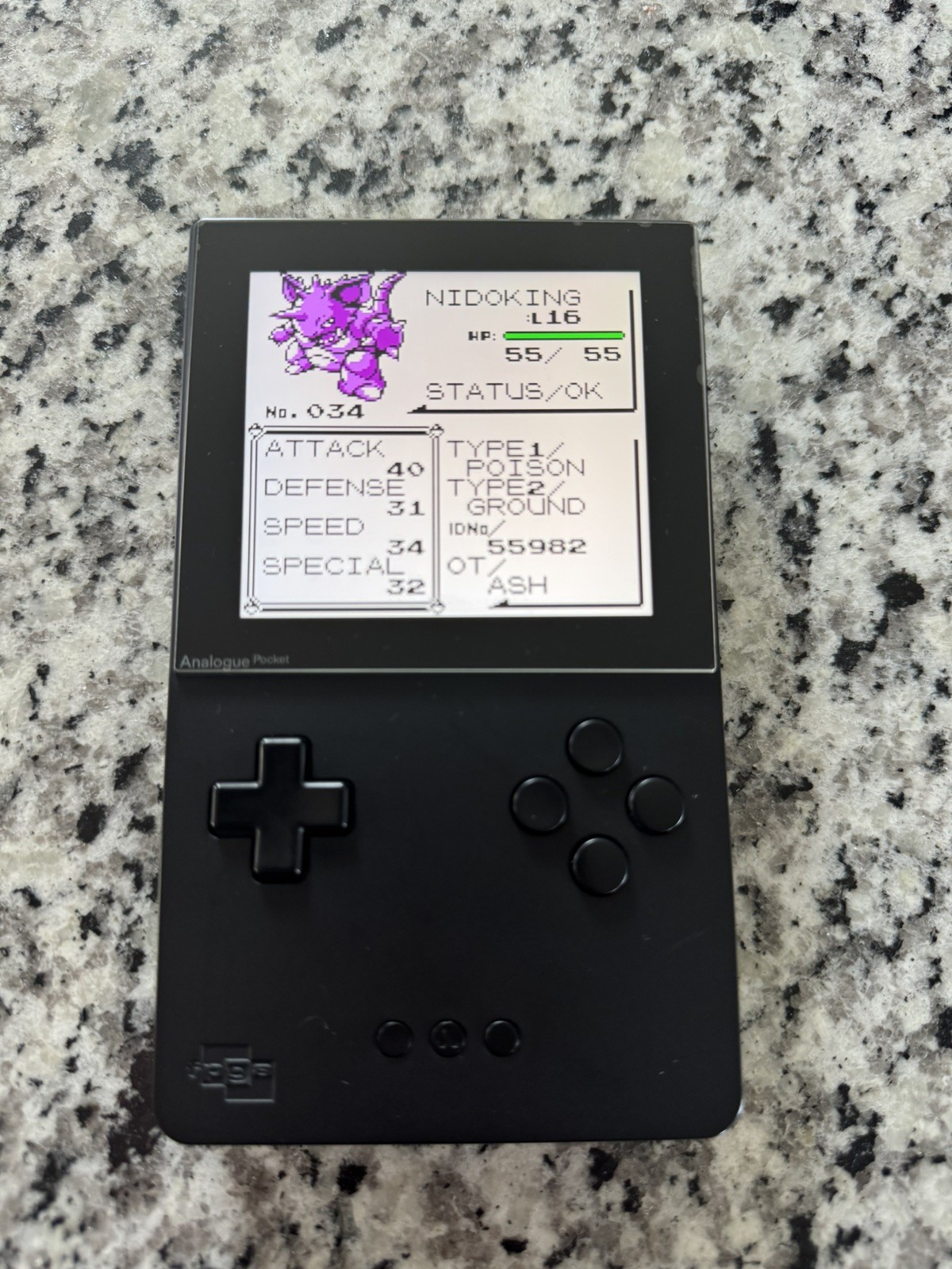 Analogue Pocket Handheld System Black, Open Box