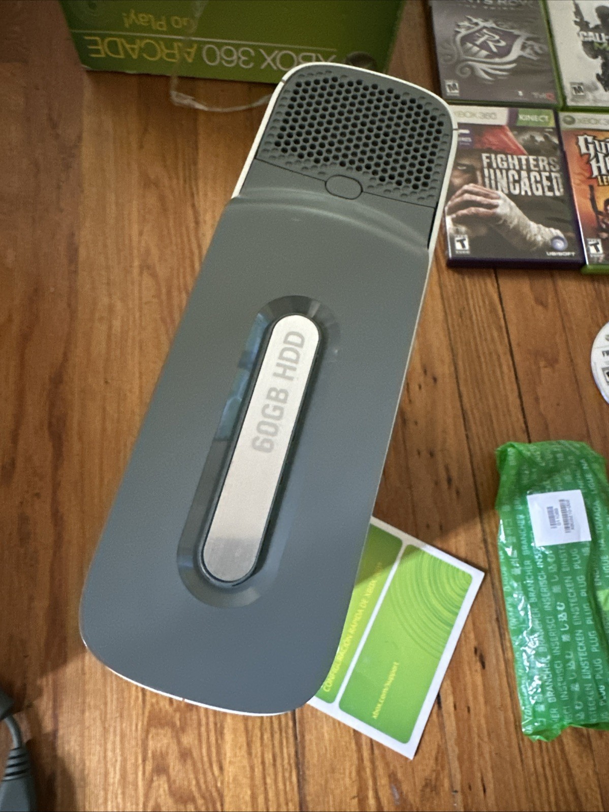 Xbox 360 Arcade 60GB Console Bundle Microsoft W 15 Games