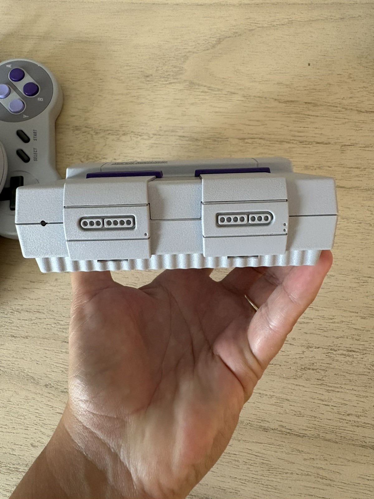 Nintendo Super Nintendo SNES Classic Mini Console OEM & Two Controllers Only