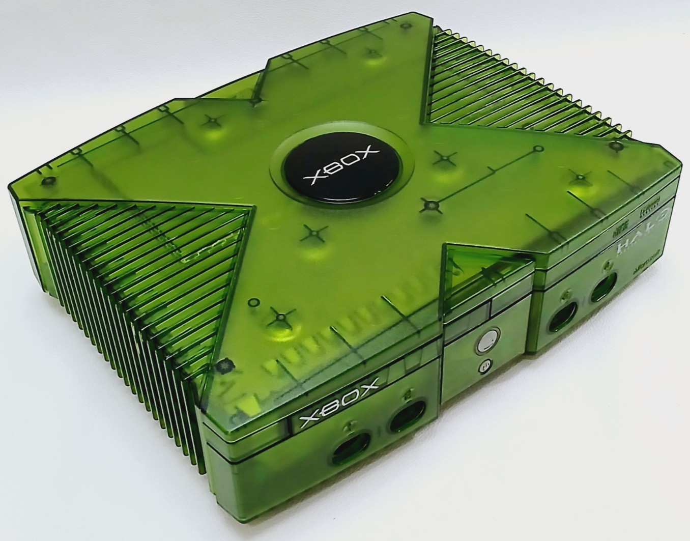 Microsoft Original Xbox Halo Special Edition Console Green – For Parts