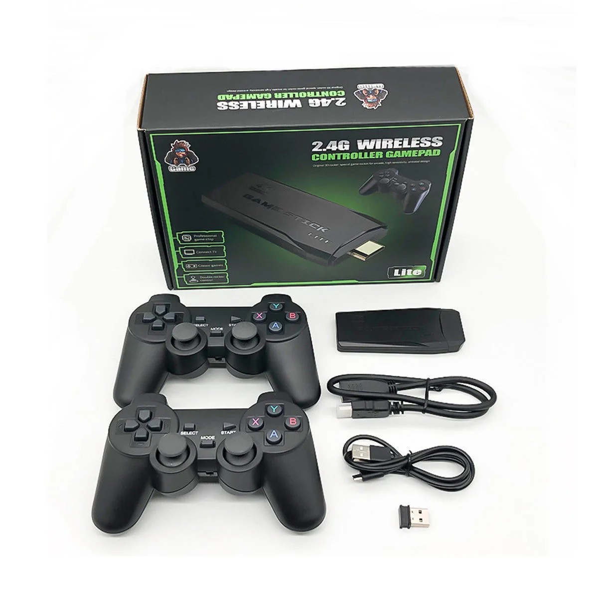 Retro Game Console 4K HDMI Output Plug and Play 20000+ Wireless Controllers