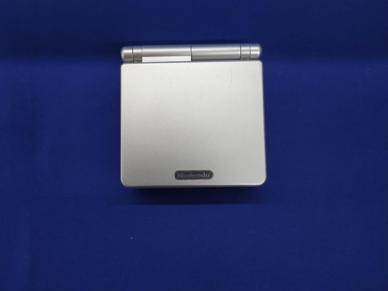 Nintendo Game Boy Advance SP AGS-S-ZVA Silver Used Console with Box & Adapter