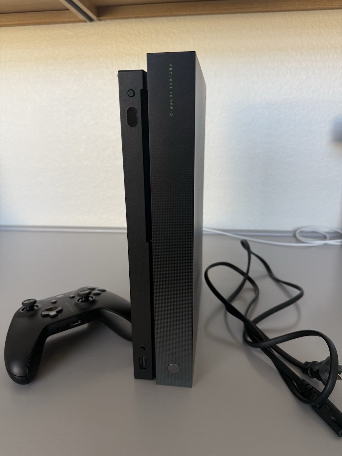 Xbox One X Scorpio Edition 1TB – W/ Controller & Cables- Tested & Works